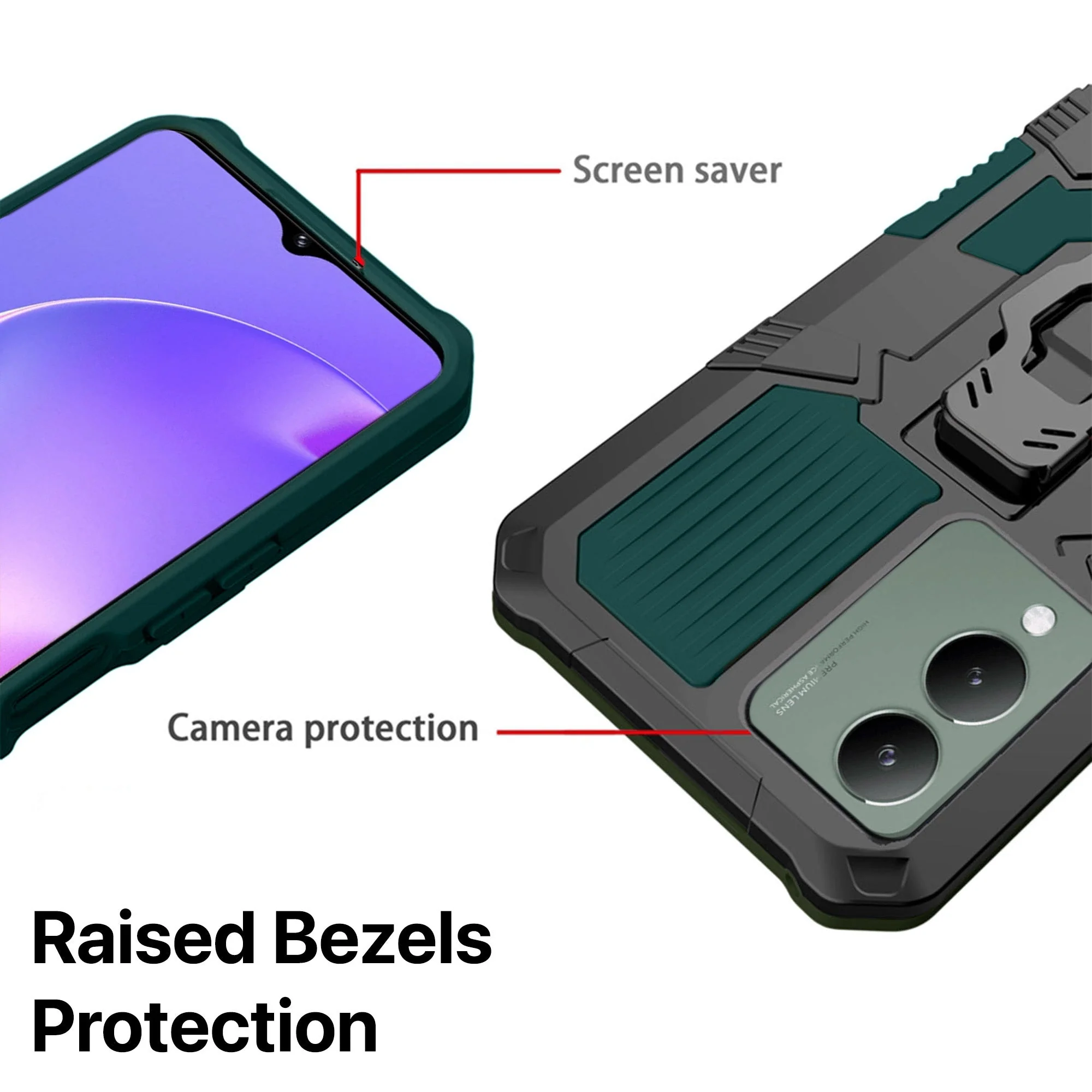 Vaku ® Vivo Y17s Vanguard Military Grade Back Cover - Image 9