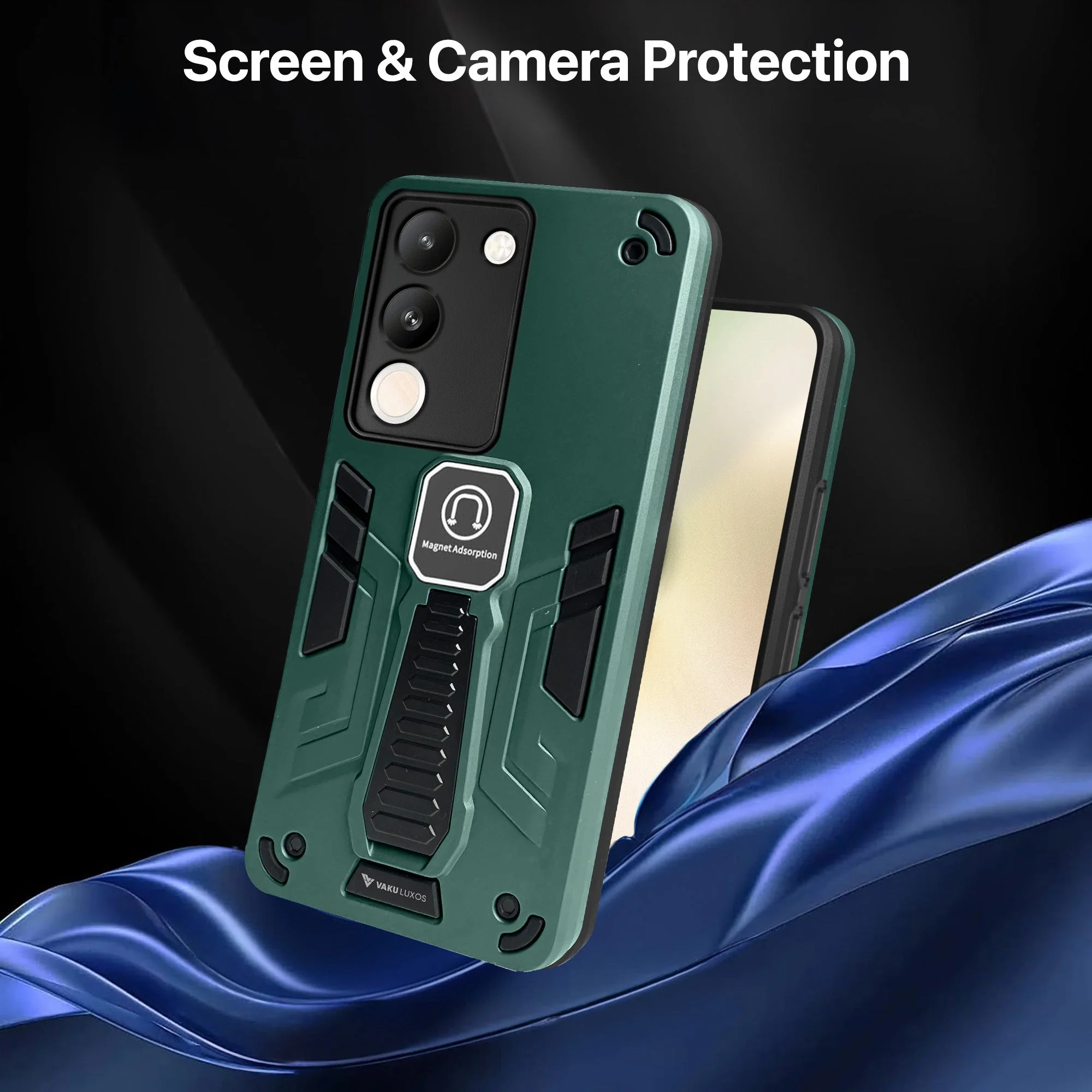 Vaku ® Vivo Y200 5G Valor Military Grade Shockproof Back Cover - Image 10