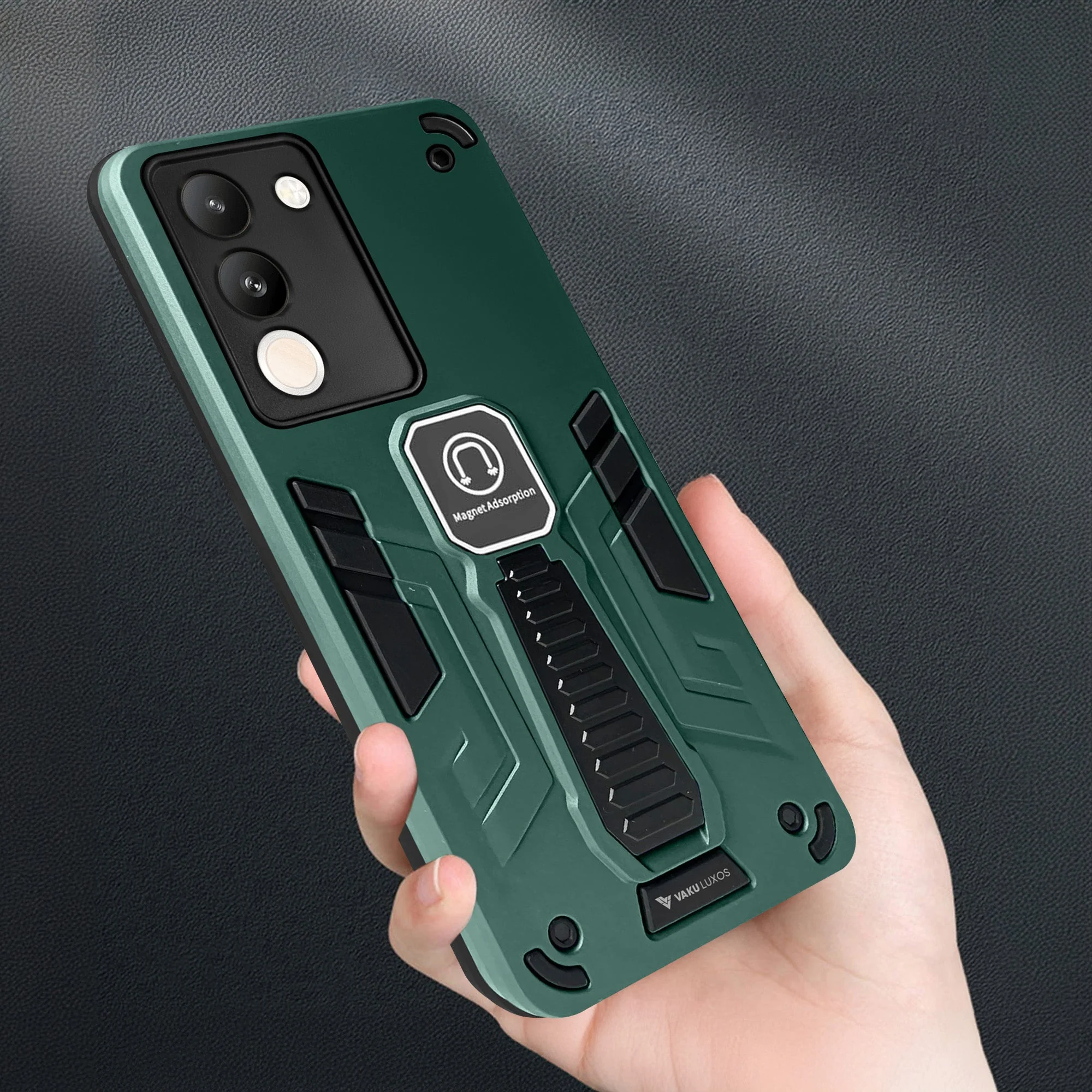 Vaku ® Vivo Y200 5G Valor Military Grade Shockproof Back Cover - Image 4