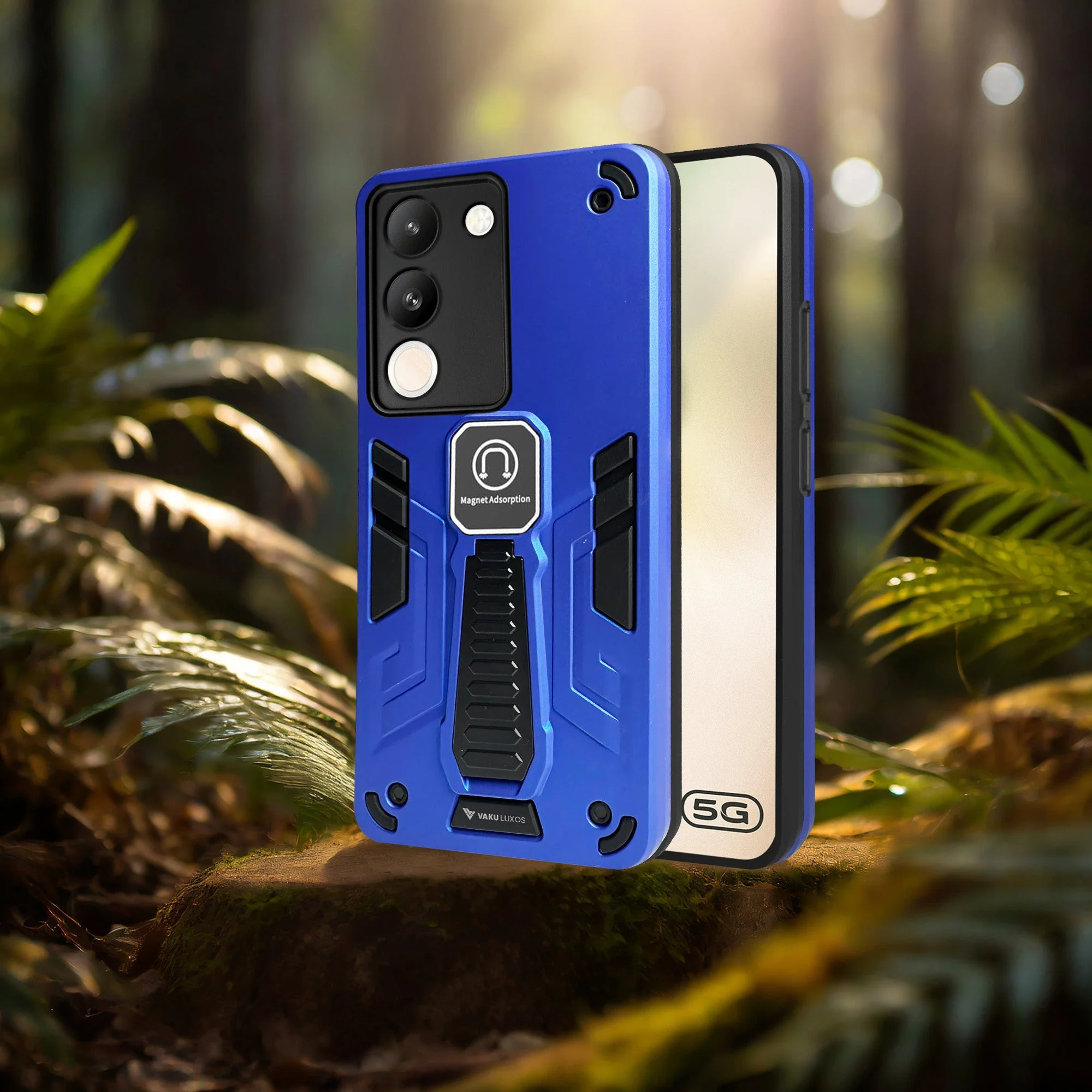 Vaku ® Vivo Y200 5G Valor Military Grade Shockproof Back Cover - Image 5