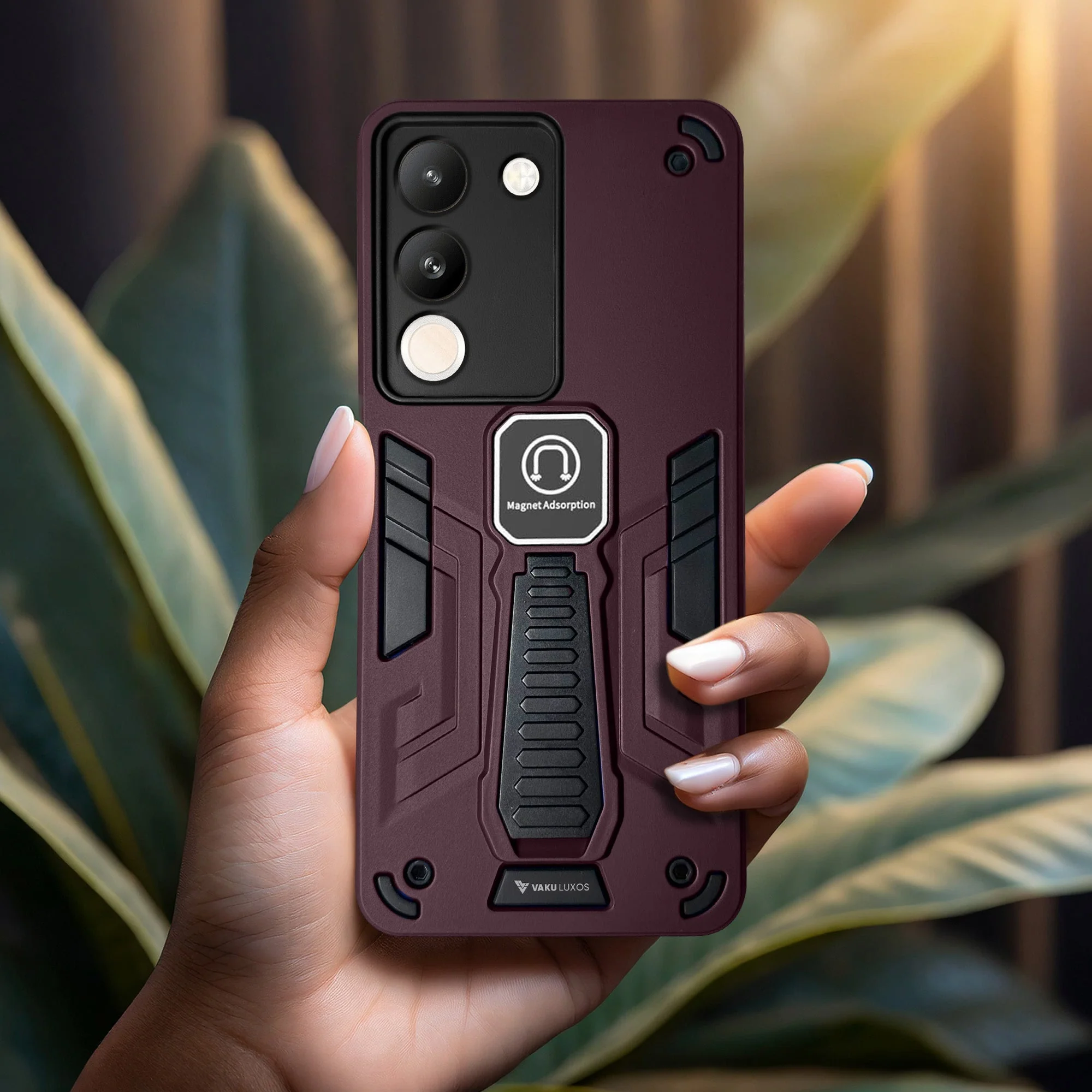 Vaku ® Vivo Y200 5G Valor Military Grade Shockproof Back Cover - Image 6