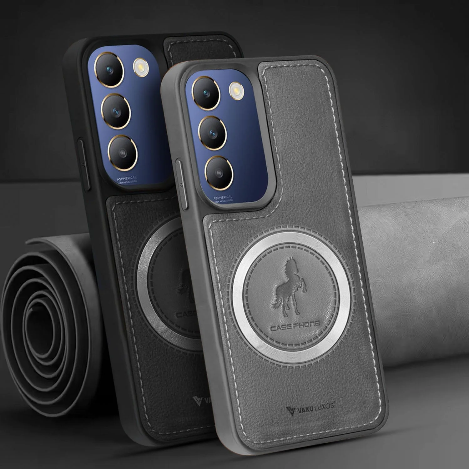 Vaku ® Vivo Y200e 5G Astrid Luxury PU Leather Back Cover - Image 11