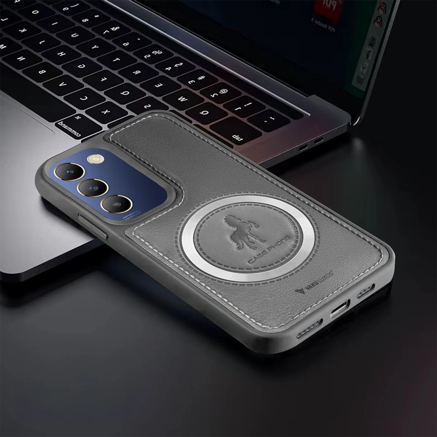 Vaku ® Vivo Y200e 5G Astrid Luxury PU Leather Back Cover - Image 7