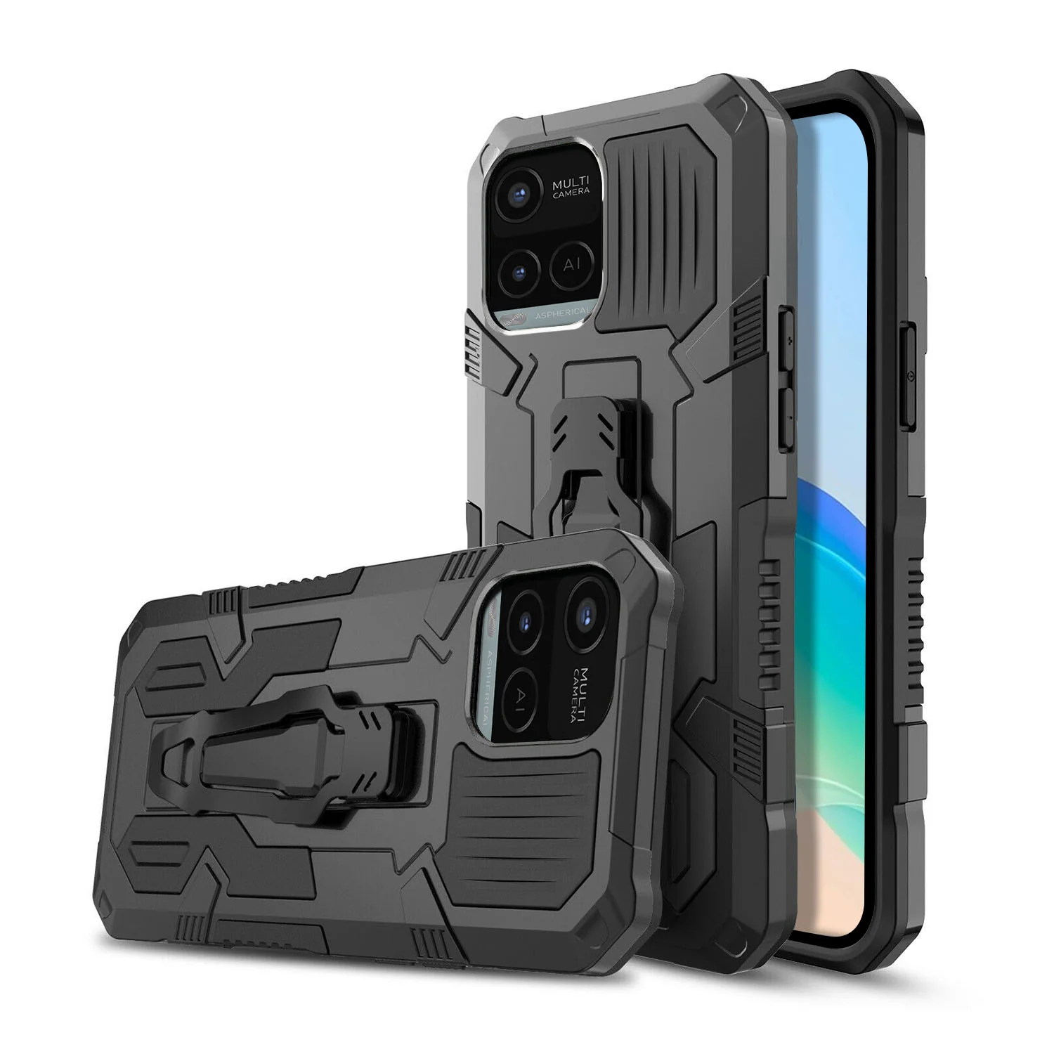 Vaku ® Vivo Y21 Vanguard Military Grade Back Cover