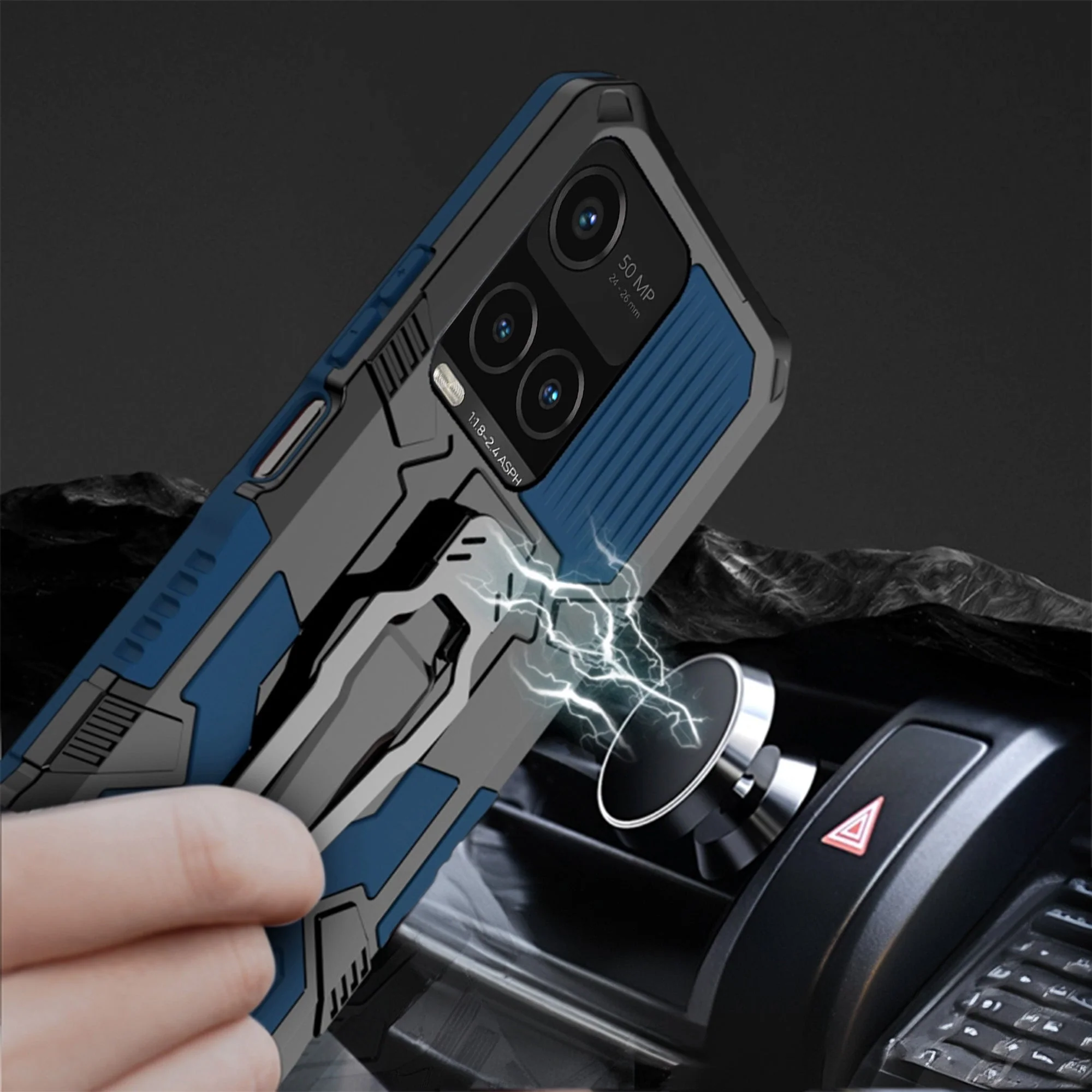 Vaku ® Vivo Y21 Vanguard Military Grade Back Cover - Image 14