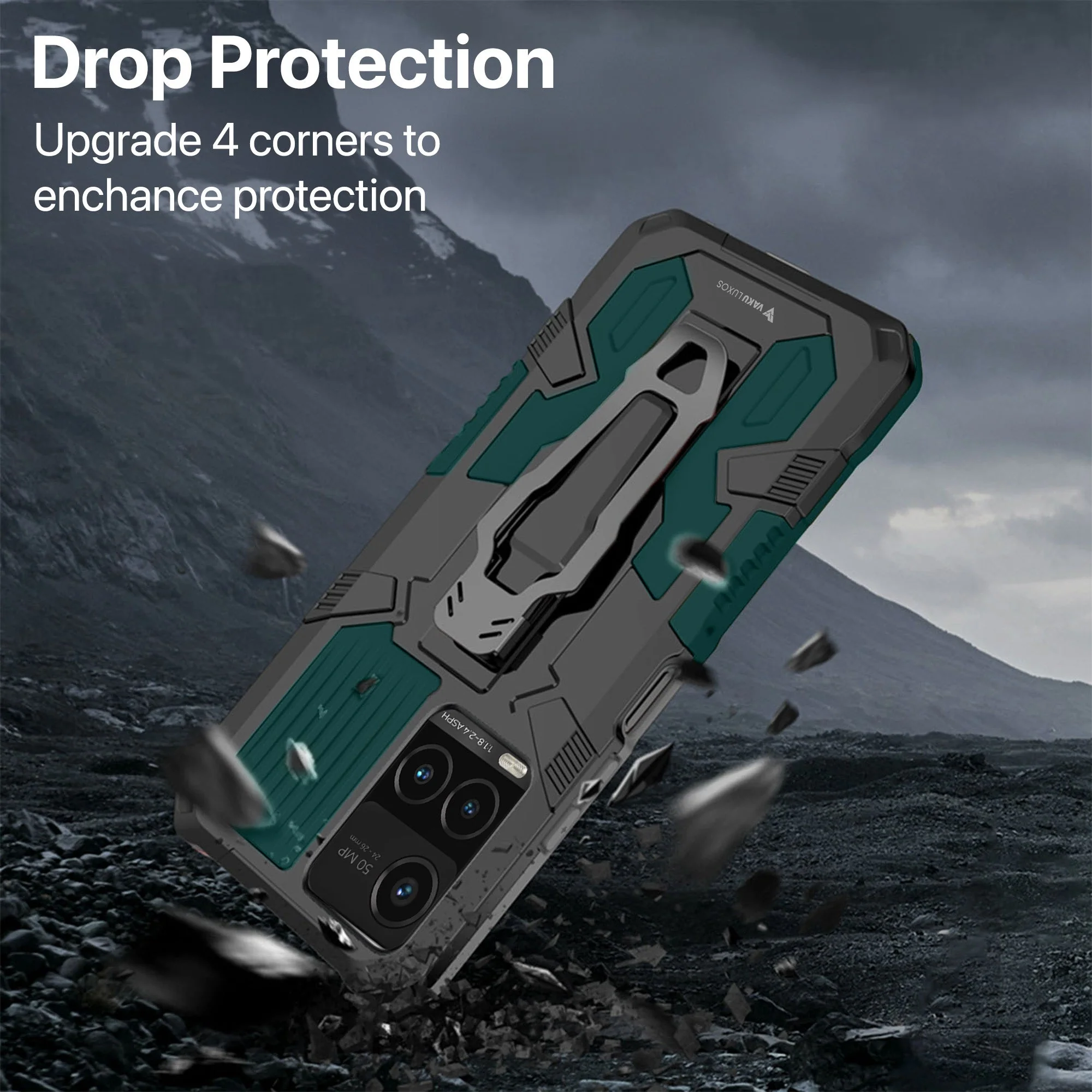 Vaku ® Vivo Y21 Vanguard Military Grade Back Cover - Image 6