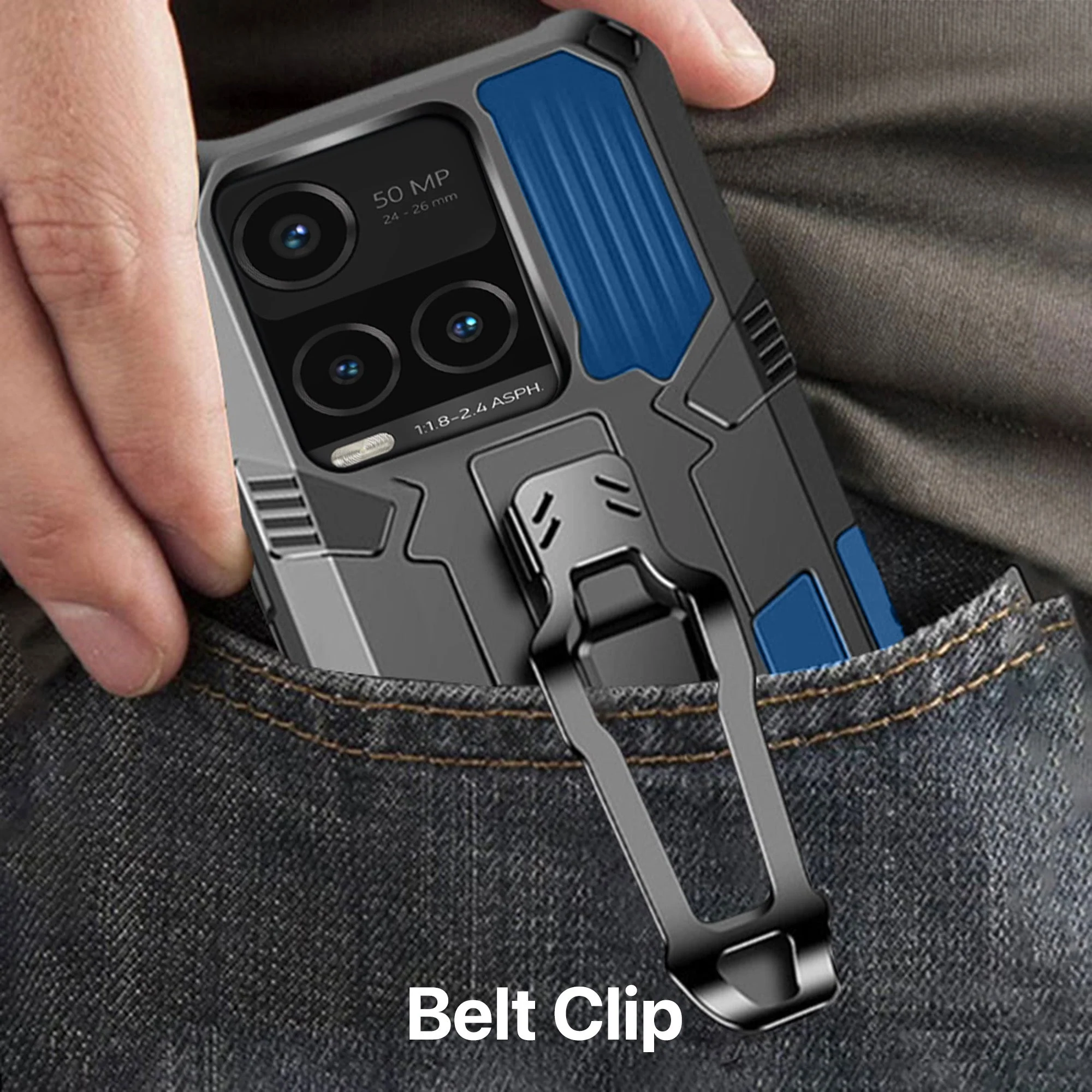 Vaku ® Vivo Y21A Vanguard Military Grade Back Cover - Image 7