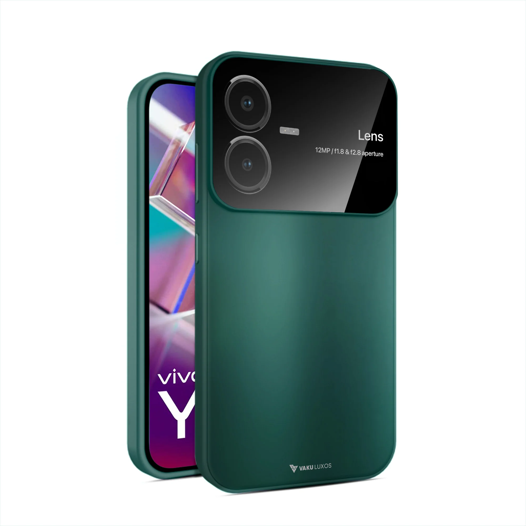 Vaku ® Vivo Y22 Glazed Polarized Camera Lens Protector Back Cover - Image 15