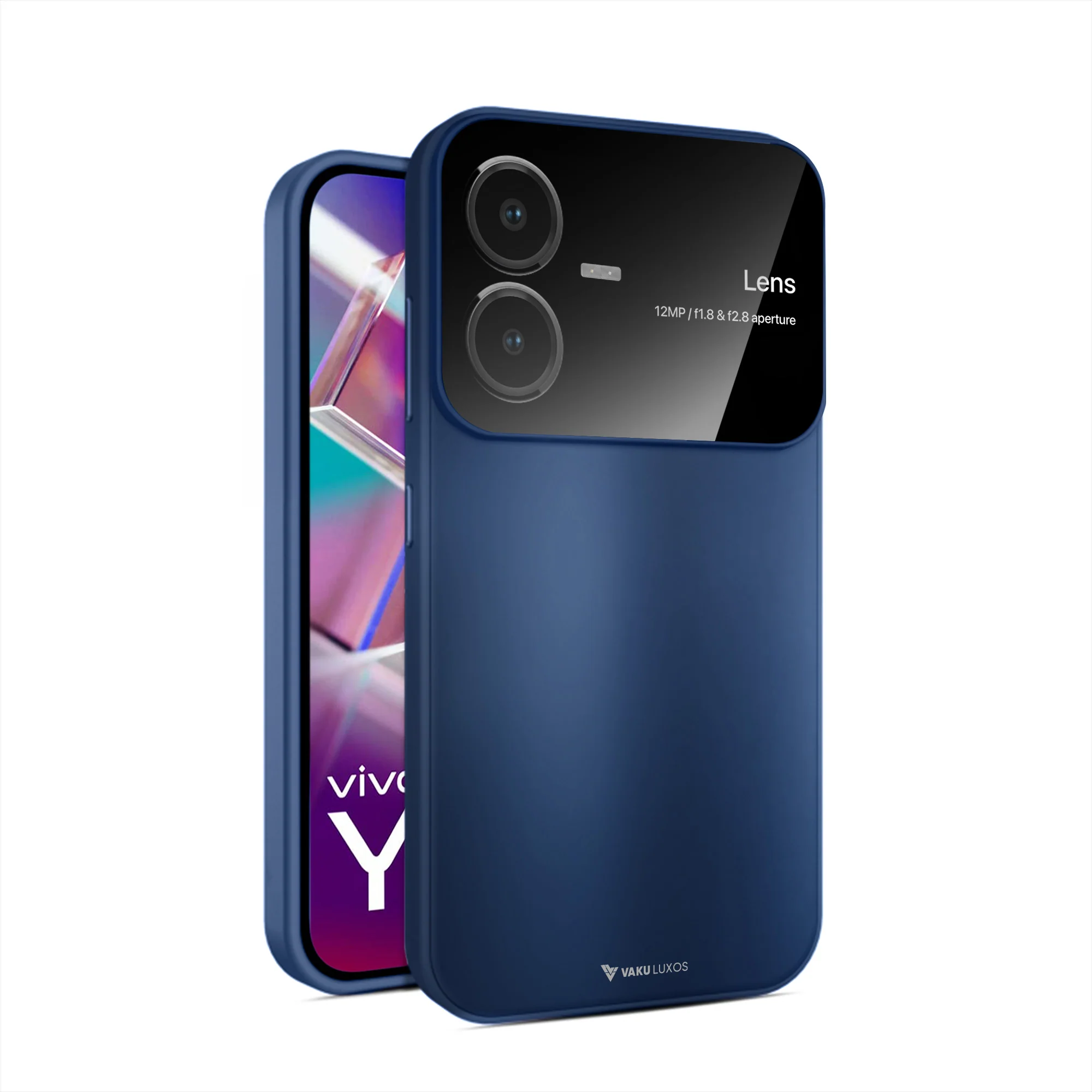 Vaku ® Vivo Y22 Glazed Polarized Camera Lens Protector Back Cover - Image 16