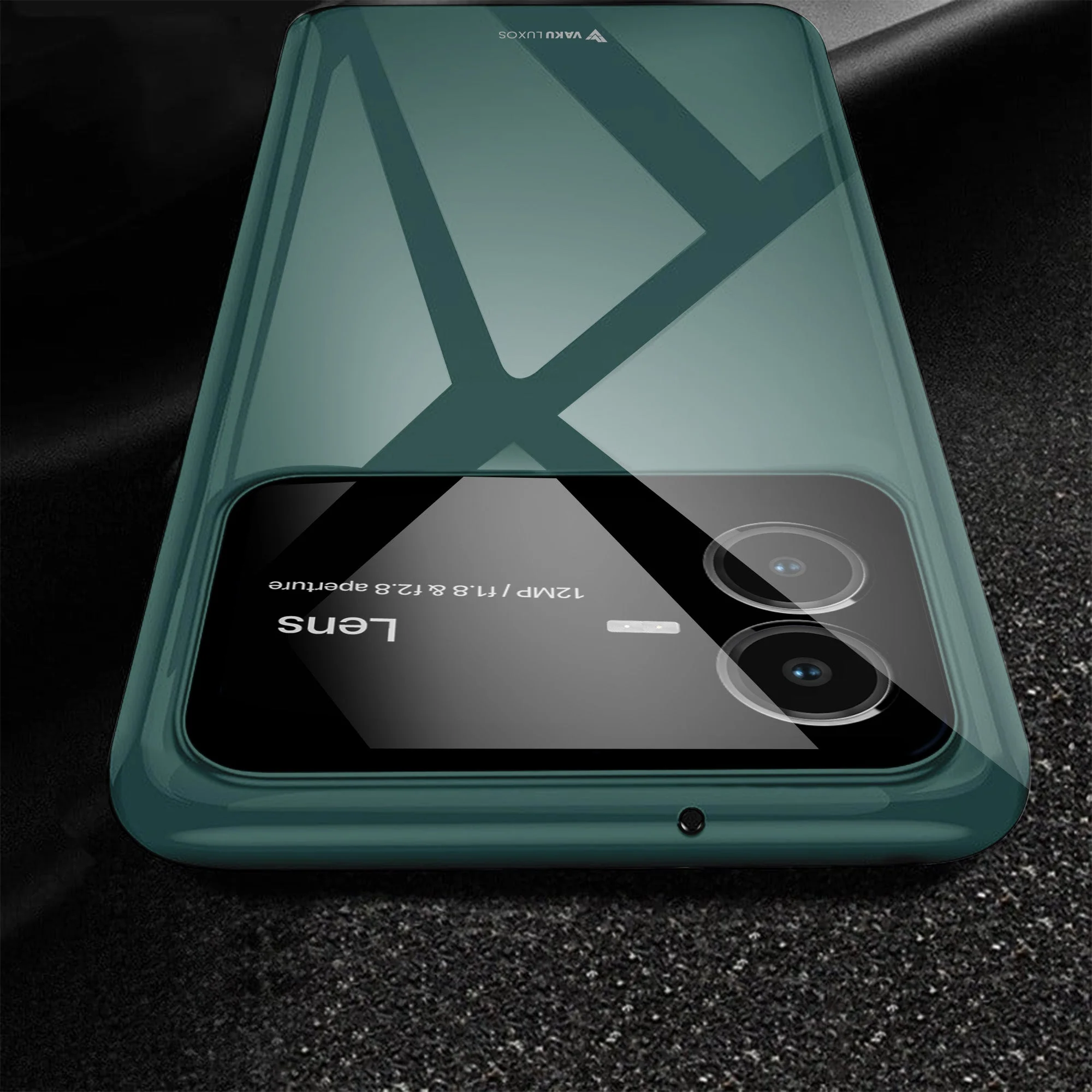 Vaku ® Vivo Y22 Glazed Polarized Camera Lens Protector Back Cover - Image 4