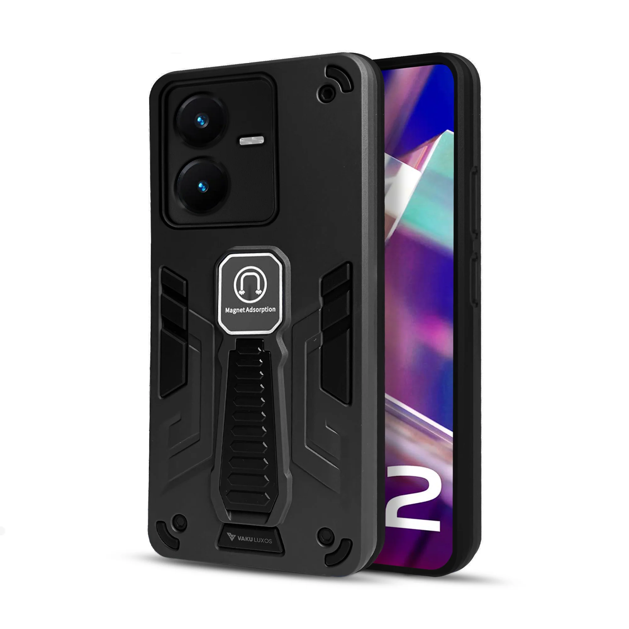 Vaku ® Vivo Y22 Valor Military Grade Shockproof Back Cover
