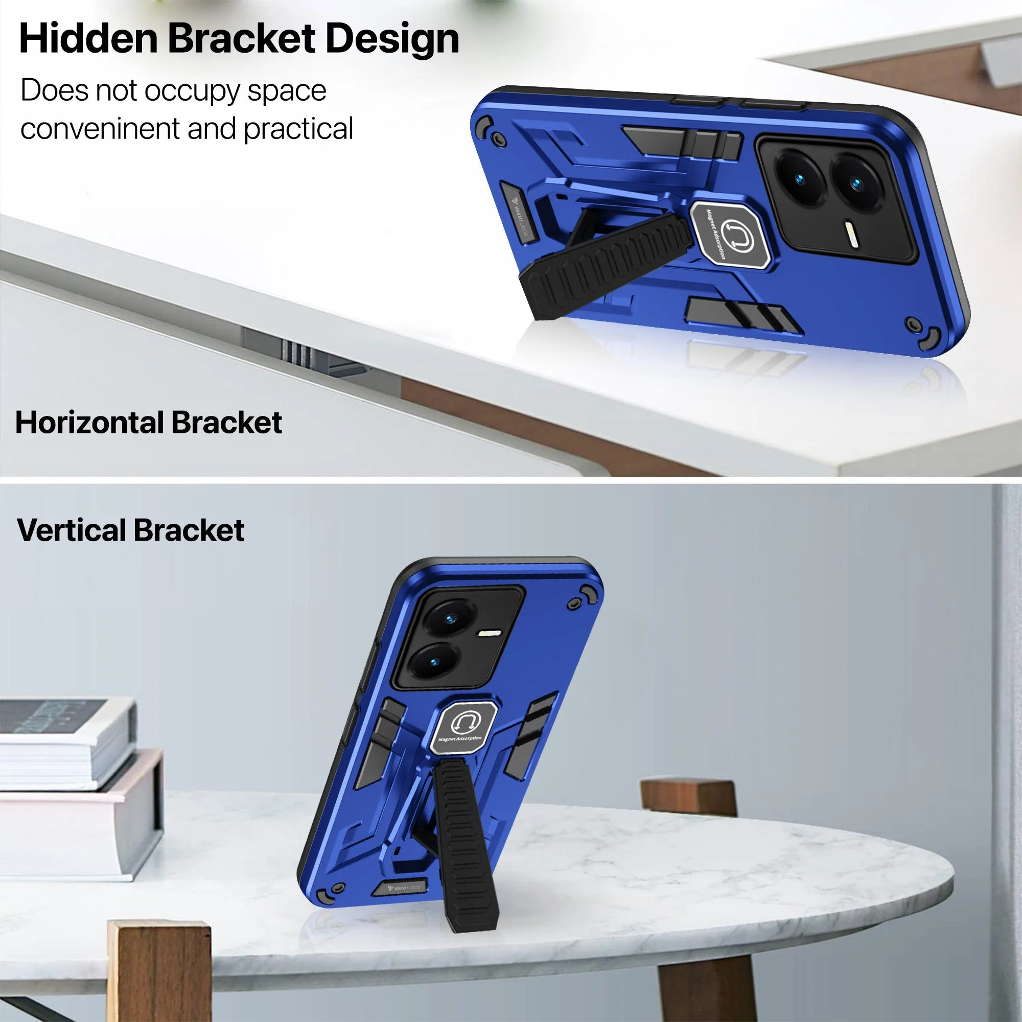 Vaku ® Vivo Y22 Valor Military Grade Shockproof Back Cover - Image 10