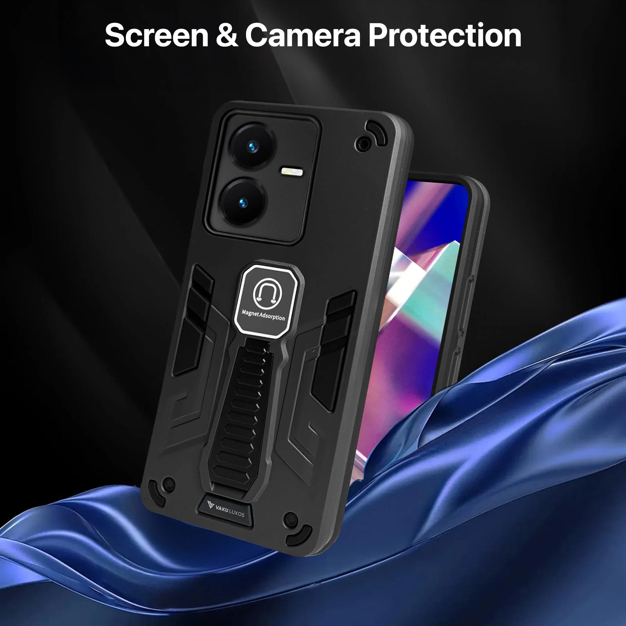 Vaku ® Vivo Y22 Valor Military Grade Shockproof Back Cover - Image 11
