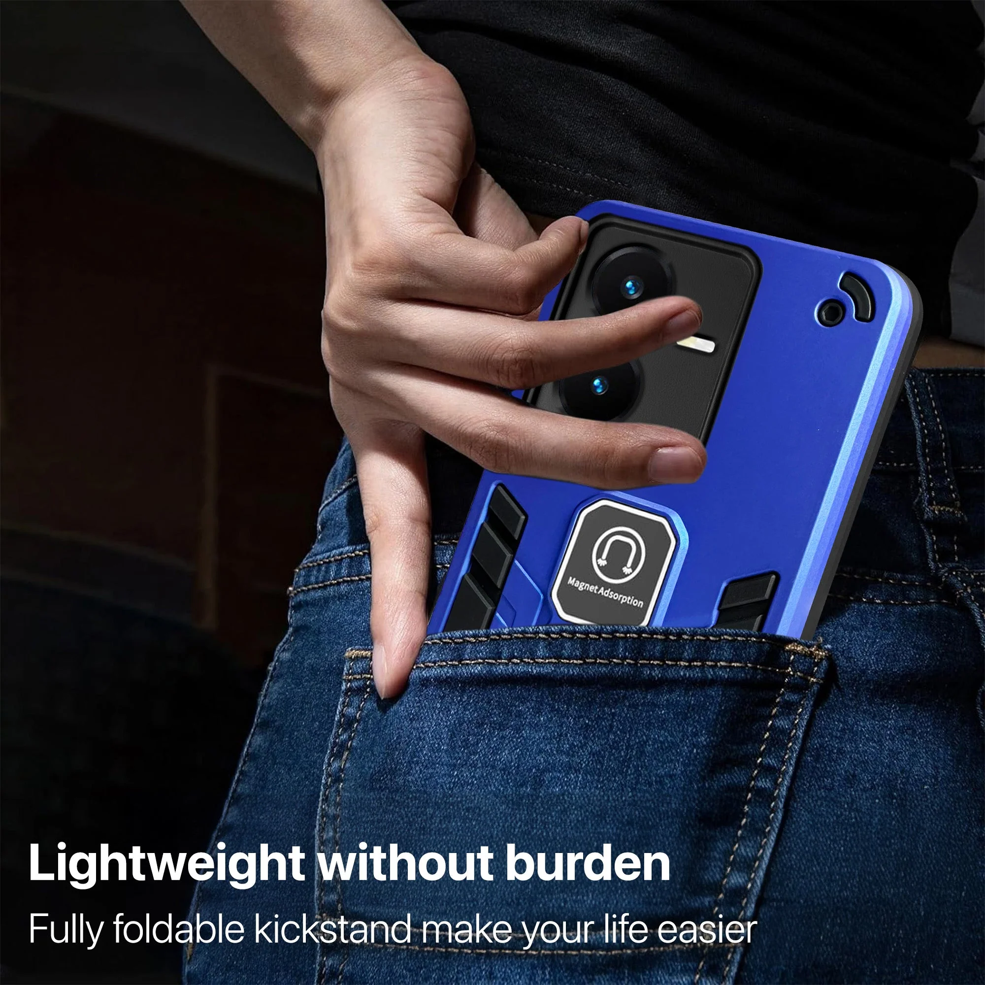 Vaku ® Vivo Y22 Valor Military Grade Shockproof Back Cover - Image 8