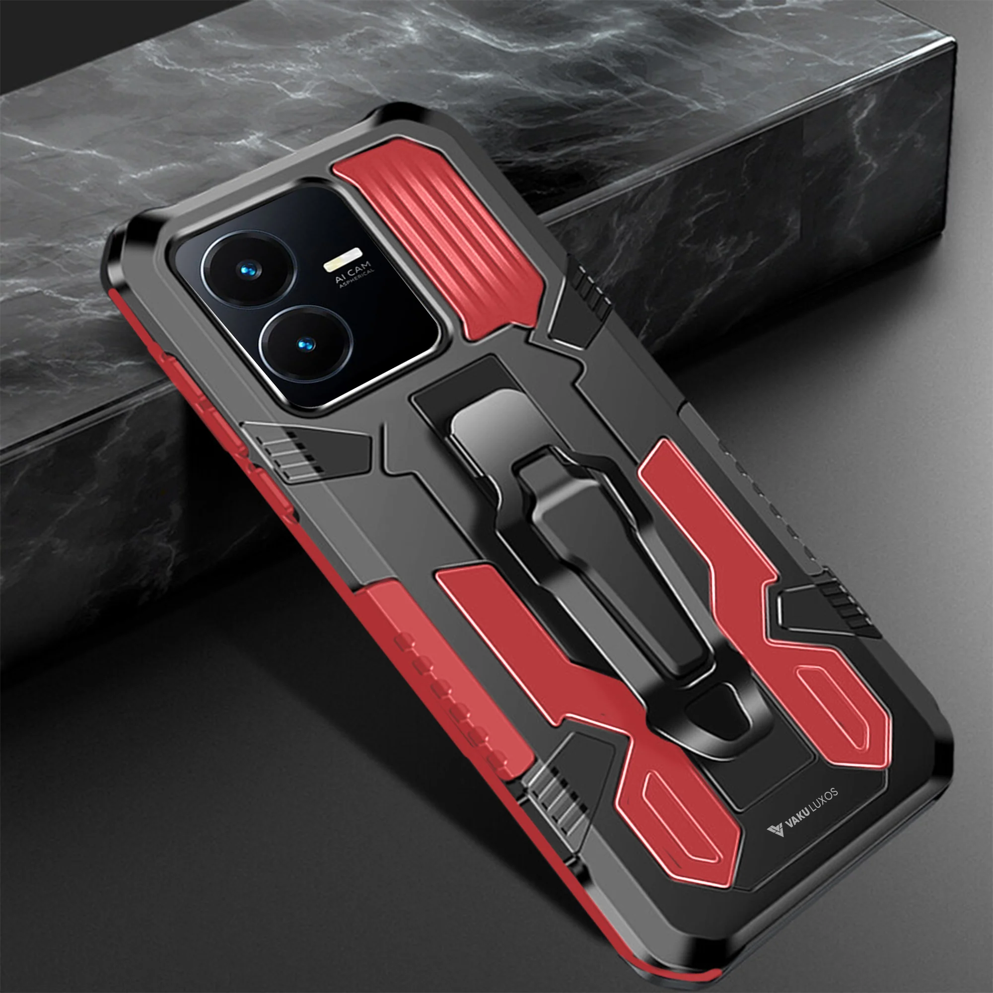 Vaku ® Vivo Y22 Vanguard Military Grade Back Cover - Image 14