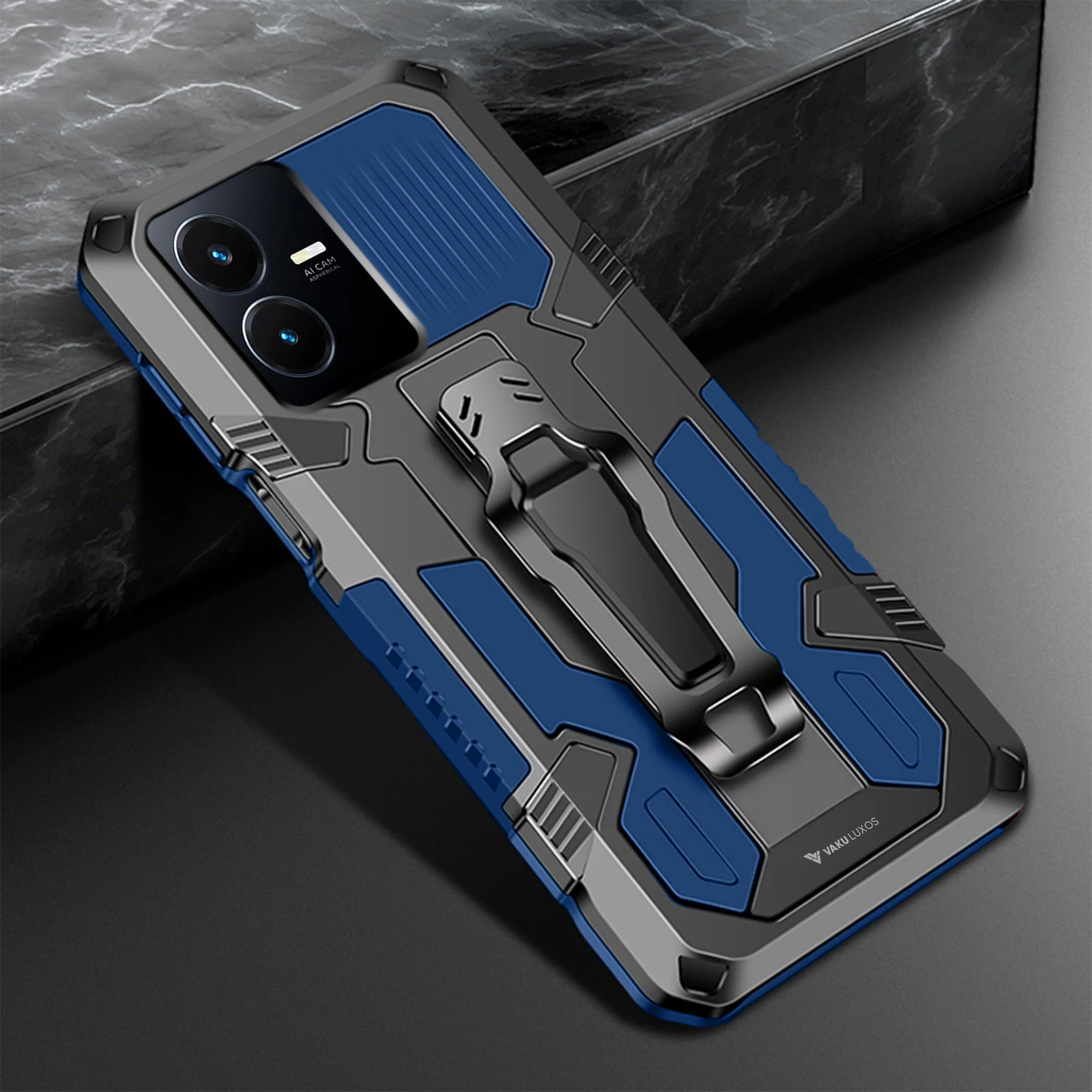 Vaku ® Vivo Y22 Vanguard Military Grade Back Cover - Image 15