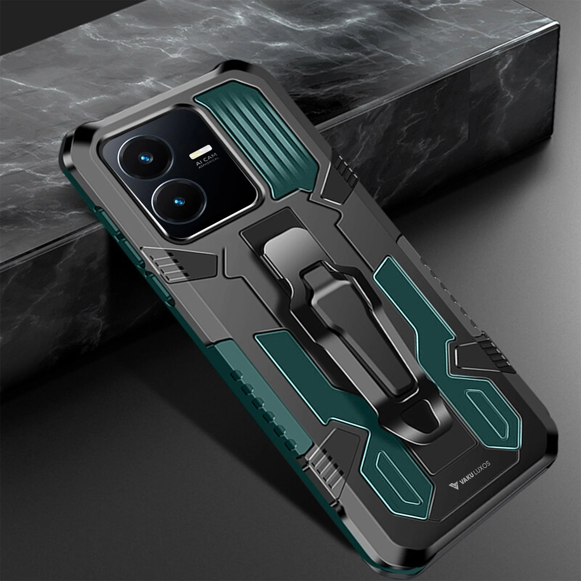 Vaku ® Vivo Y22 Vanguard Military Grade Back Cover - Image 5