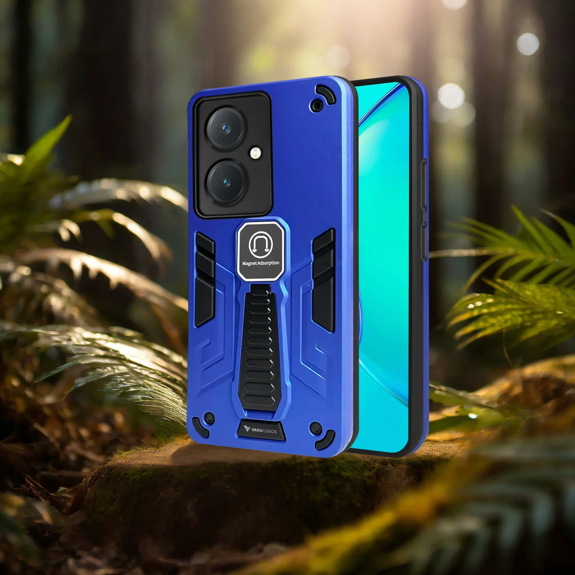 Vaku ® Vivo Y27 4G Valor Military Grade Shockproof Back Cover - Image 5
