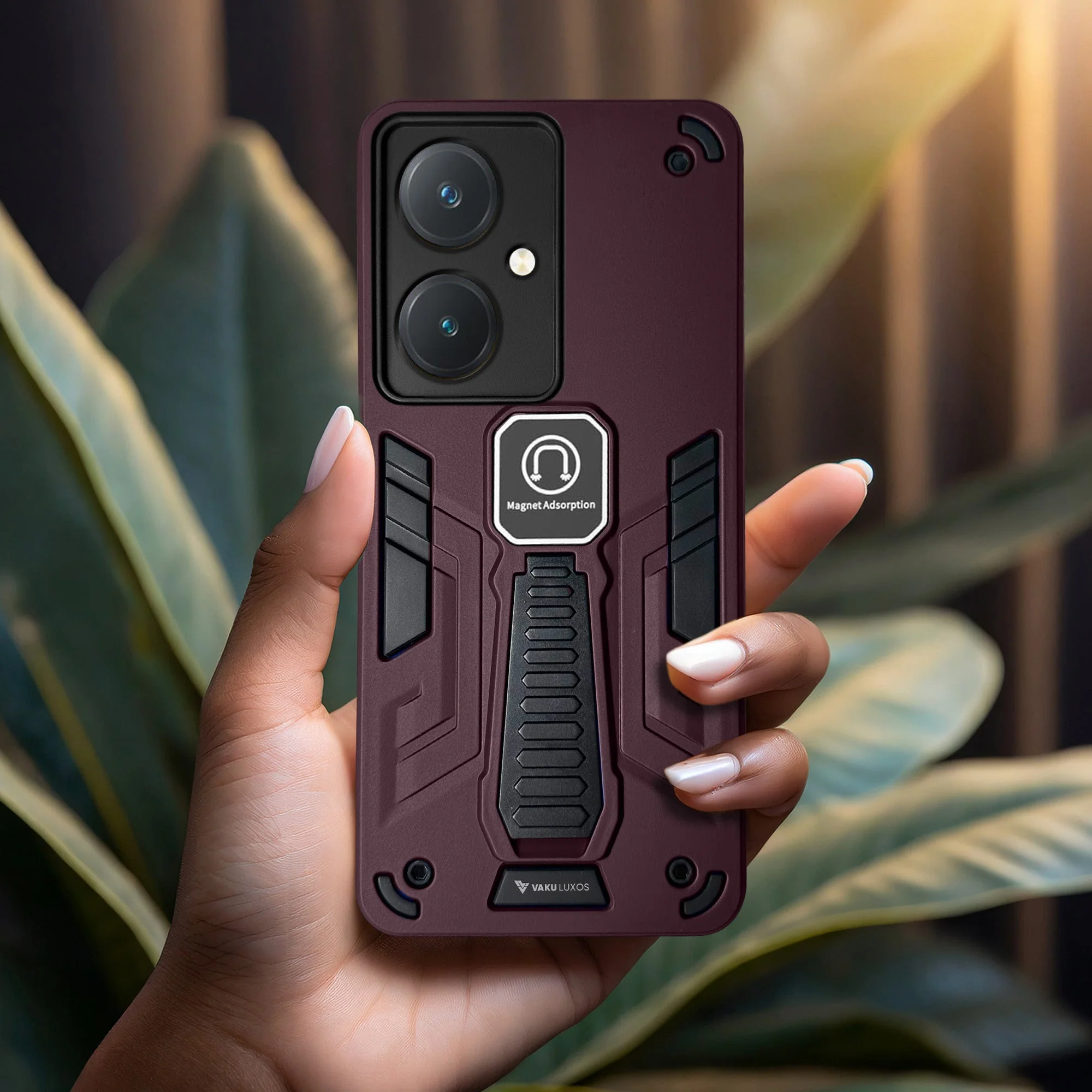 Vaku ® Vivo Y27 4G Valor Military Grade Shockproof Back Cover - Image 6