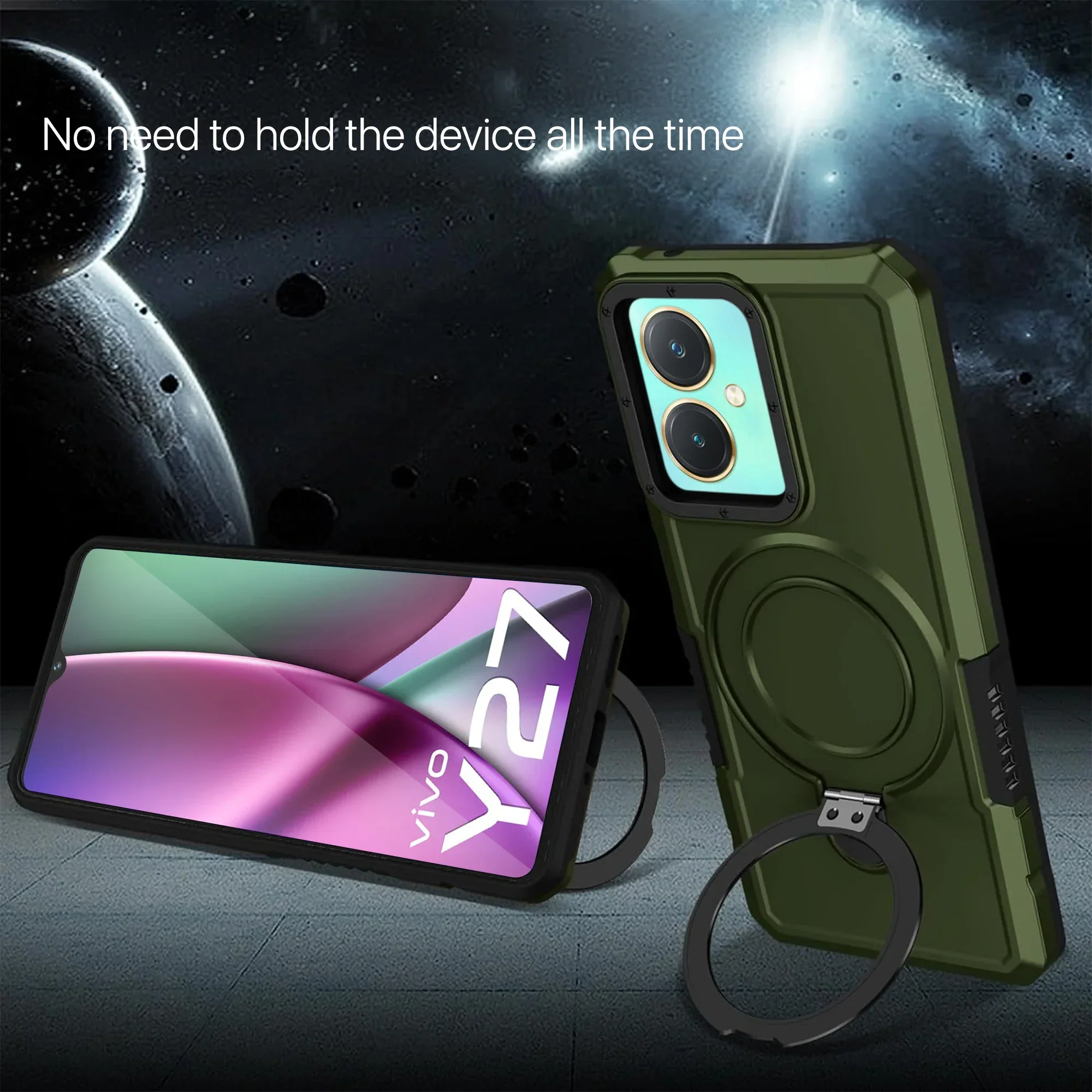Vaku ® Vivo Y27 Astor Military Grade Armor Protective Back cover - Image 12