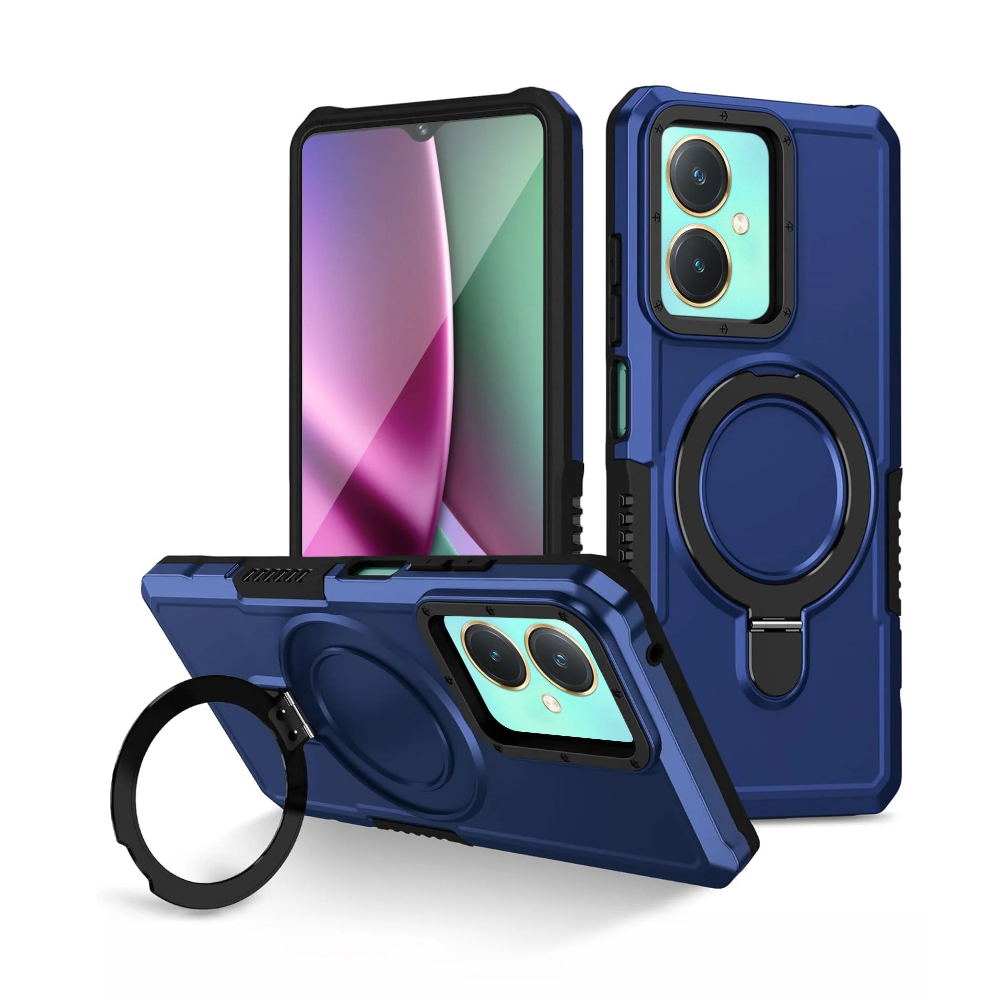 Vaku ® Vivo Y27 Astor Military Grade Armor Protective Back cover - Image 3