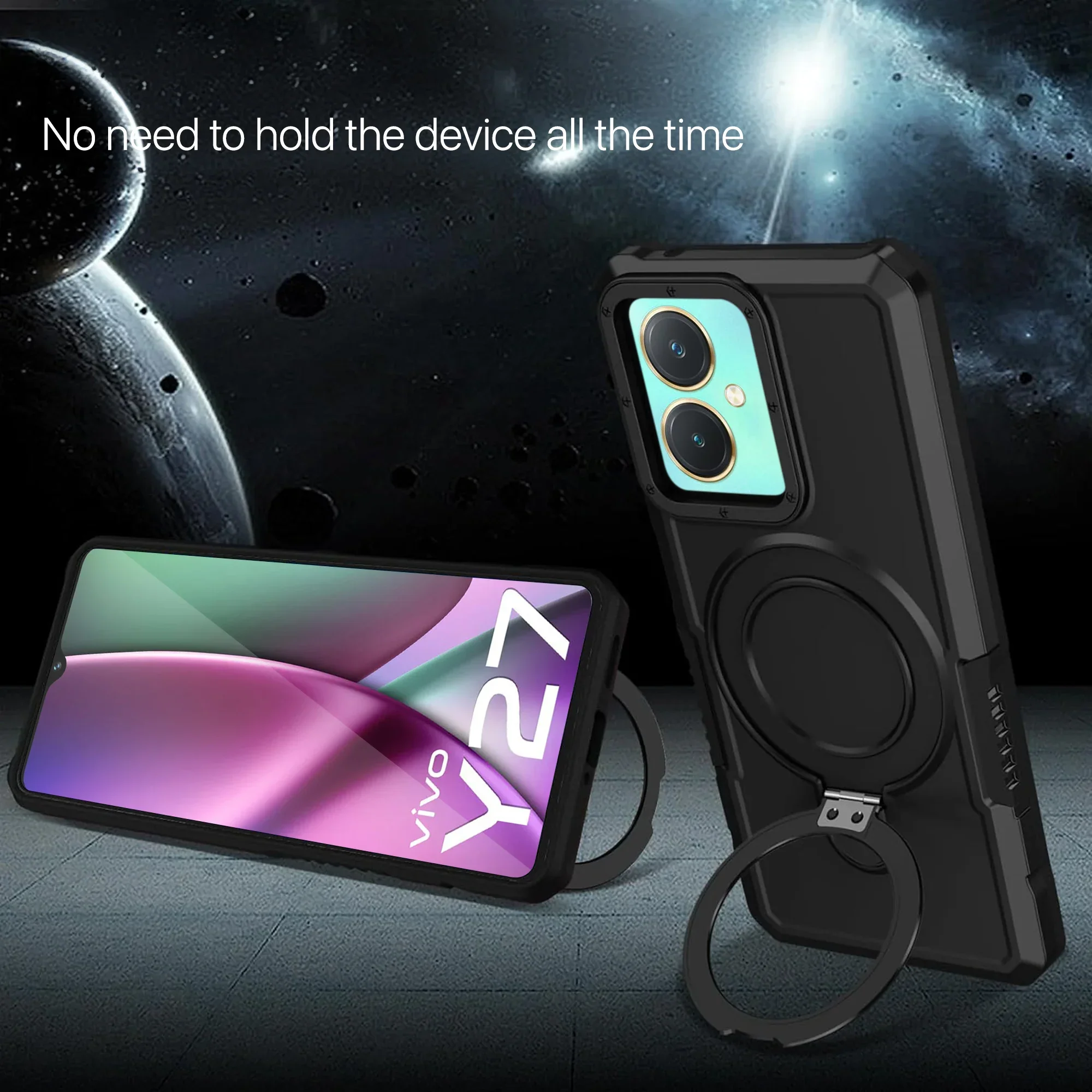 Vaku ® Vivo Y27 Astor Military Grade Armor Protective Back cover - Image 5