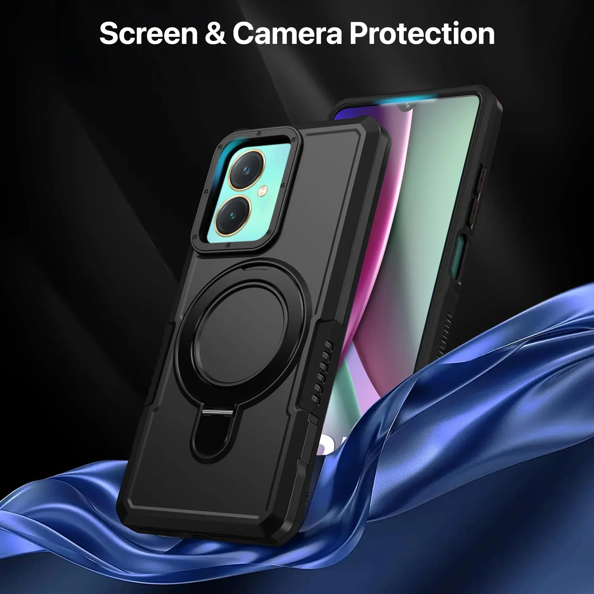 Vaku ® Vivo Y27 Astor Military Grade Armor Protective Back cover - Image 6
