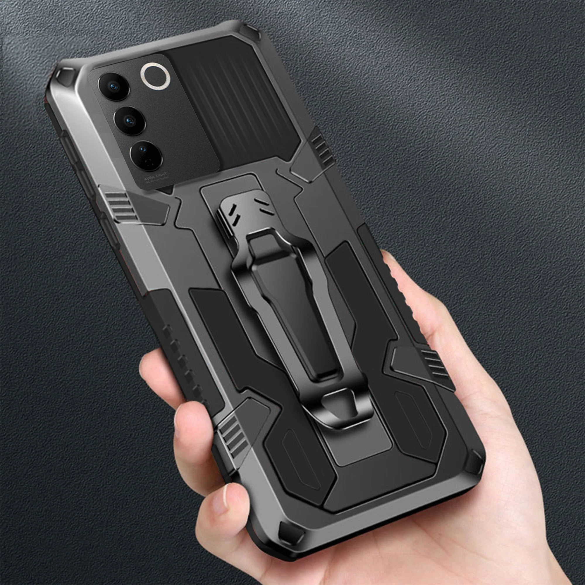 Vaku ® Vivo Y27 Vanguard Military Grade Back Cover - Image 14