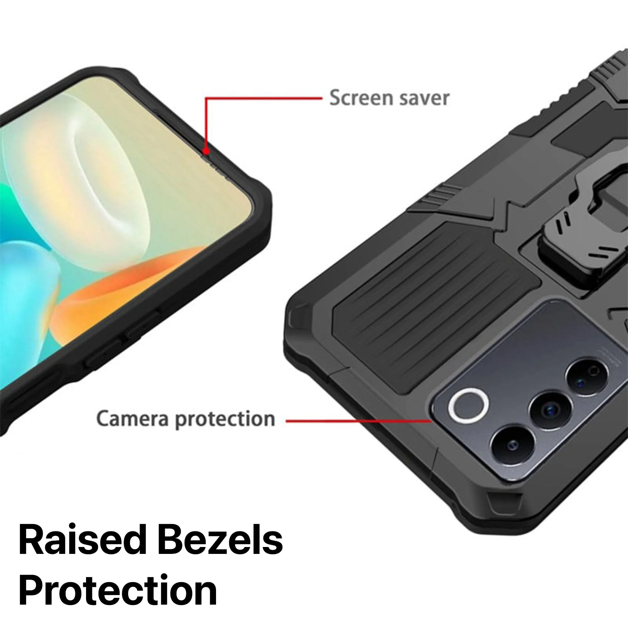 Vaku ® Vivo Y27 Vanguard Military Grade Back Cover - Image 8