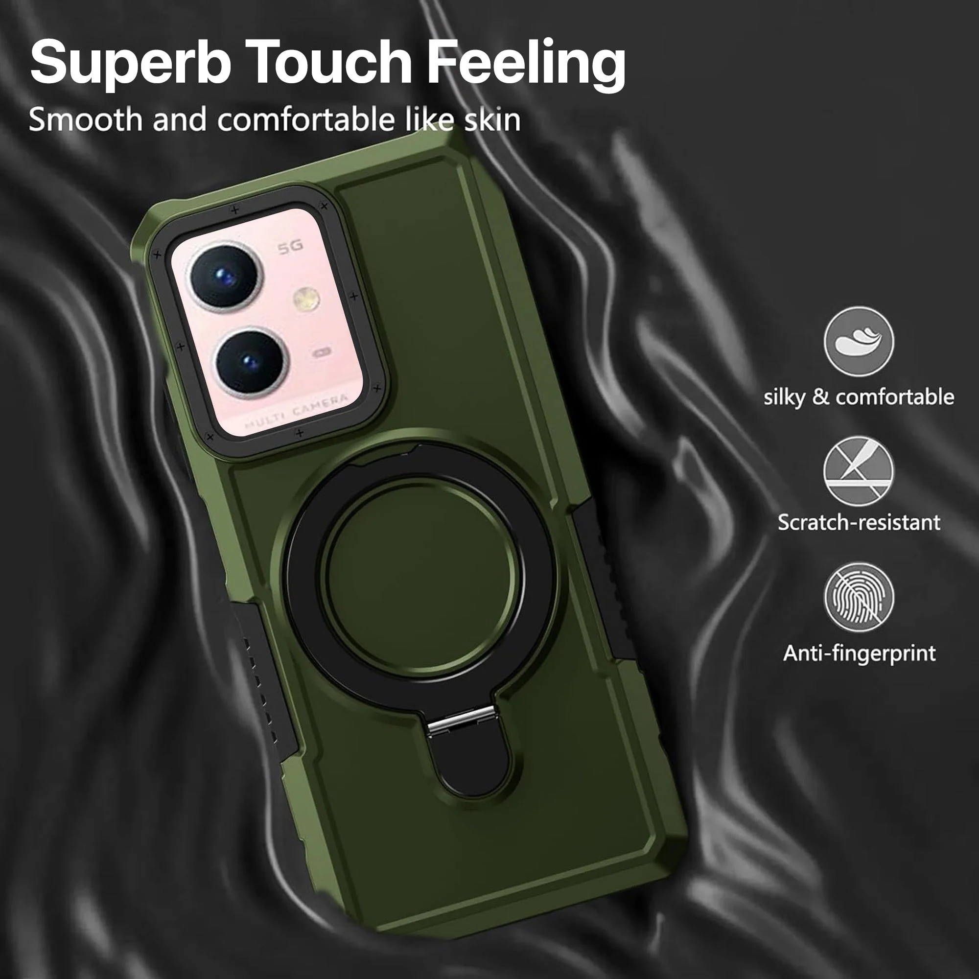 Vaku ® Vivo Y33s 5G Astor Military Grade Armor Protective Back cover - Image 10