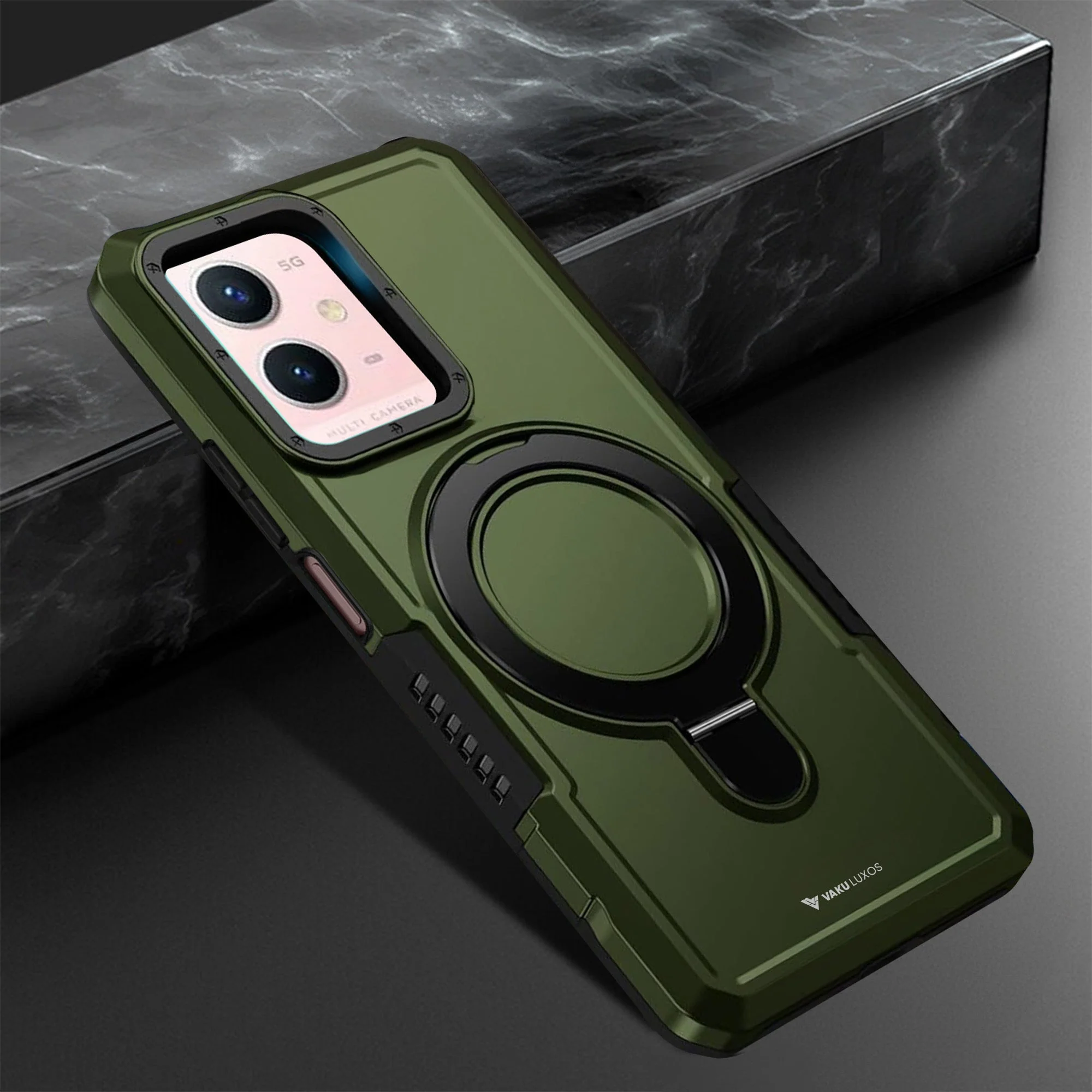 Vaku ® Vivo Y33s 5G Astor Military Grade Armor Protective Back cover - Image 16