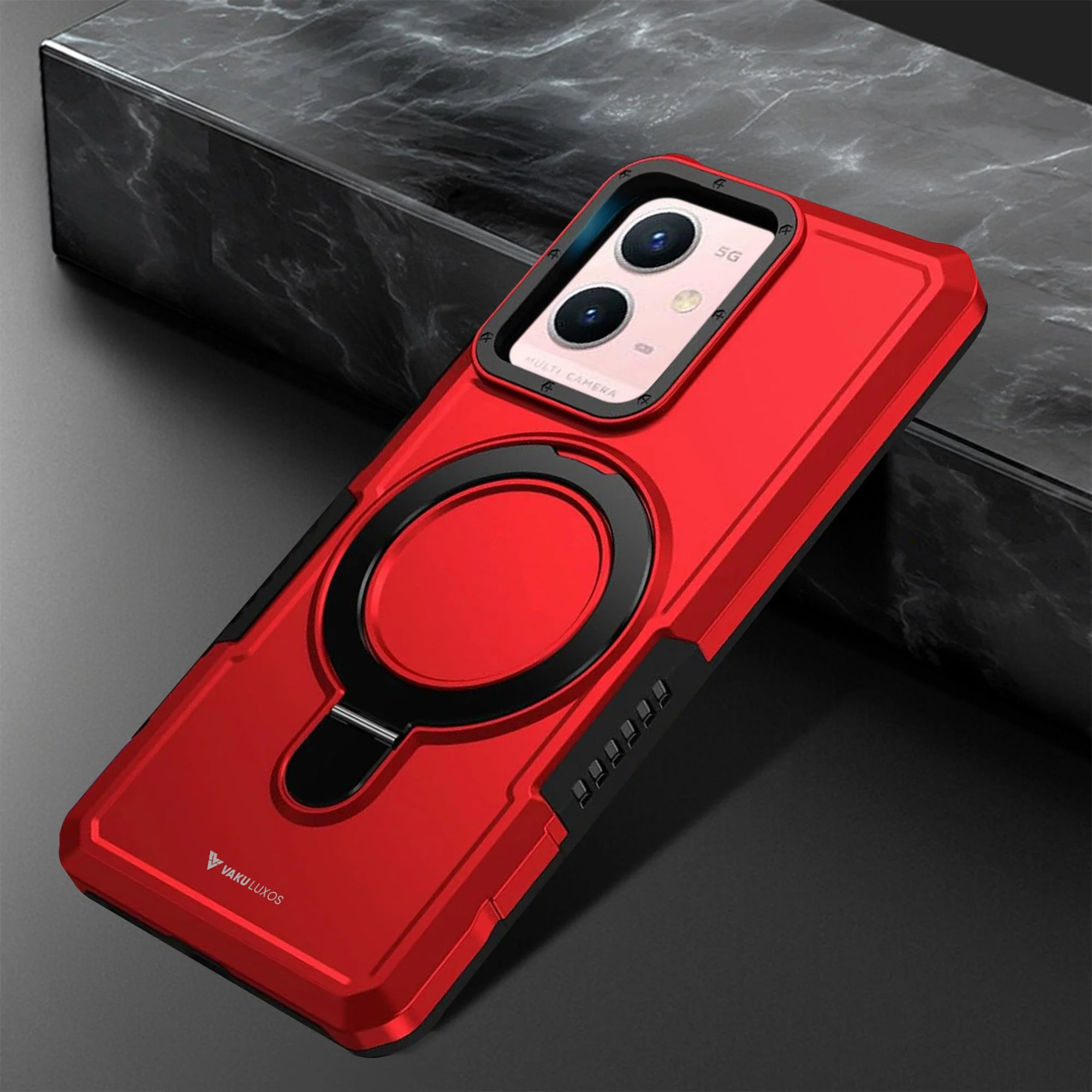 Vaku ® Vivo Y33s 5G Astor Military Grade Armor Protective Back cover - Image 17