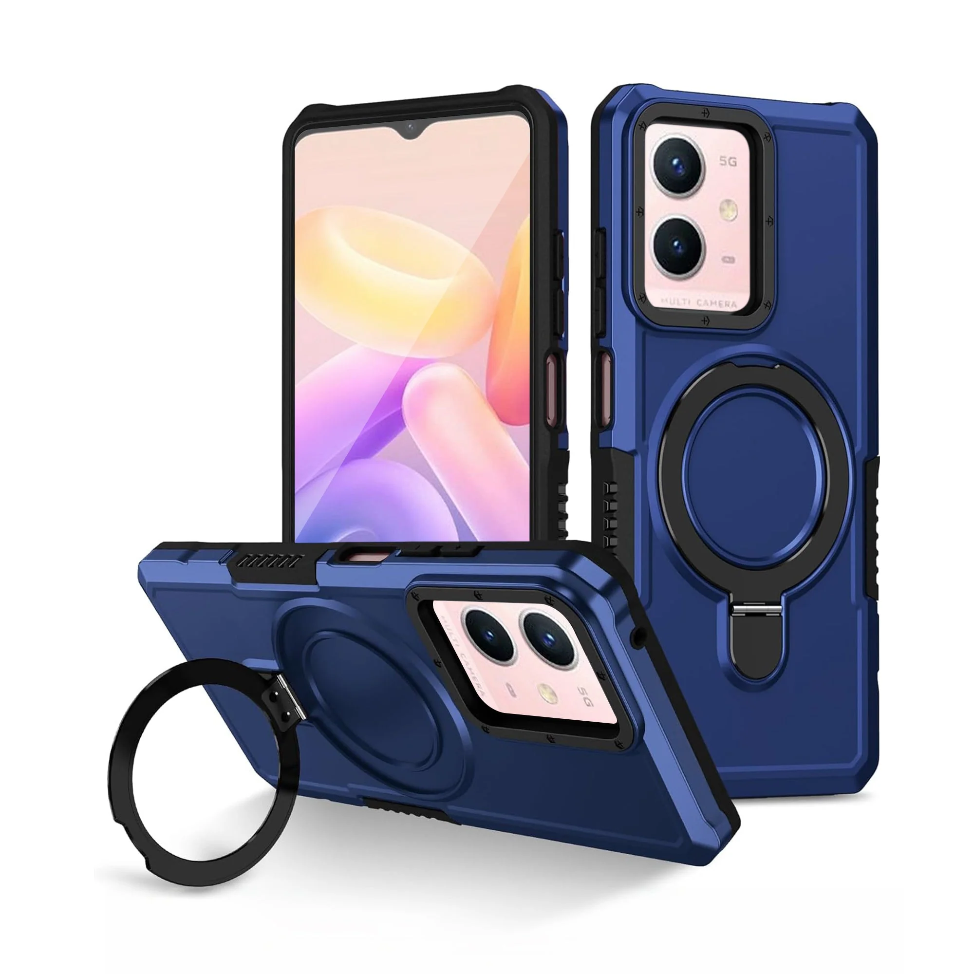 Vaku ® Vivo Y33s 5G Astor Military Grade Armor Protective Back cover - Image 2