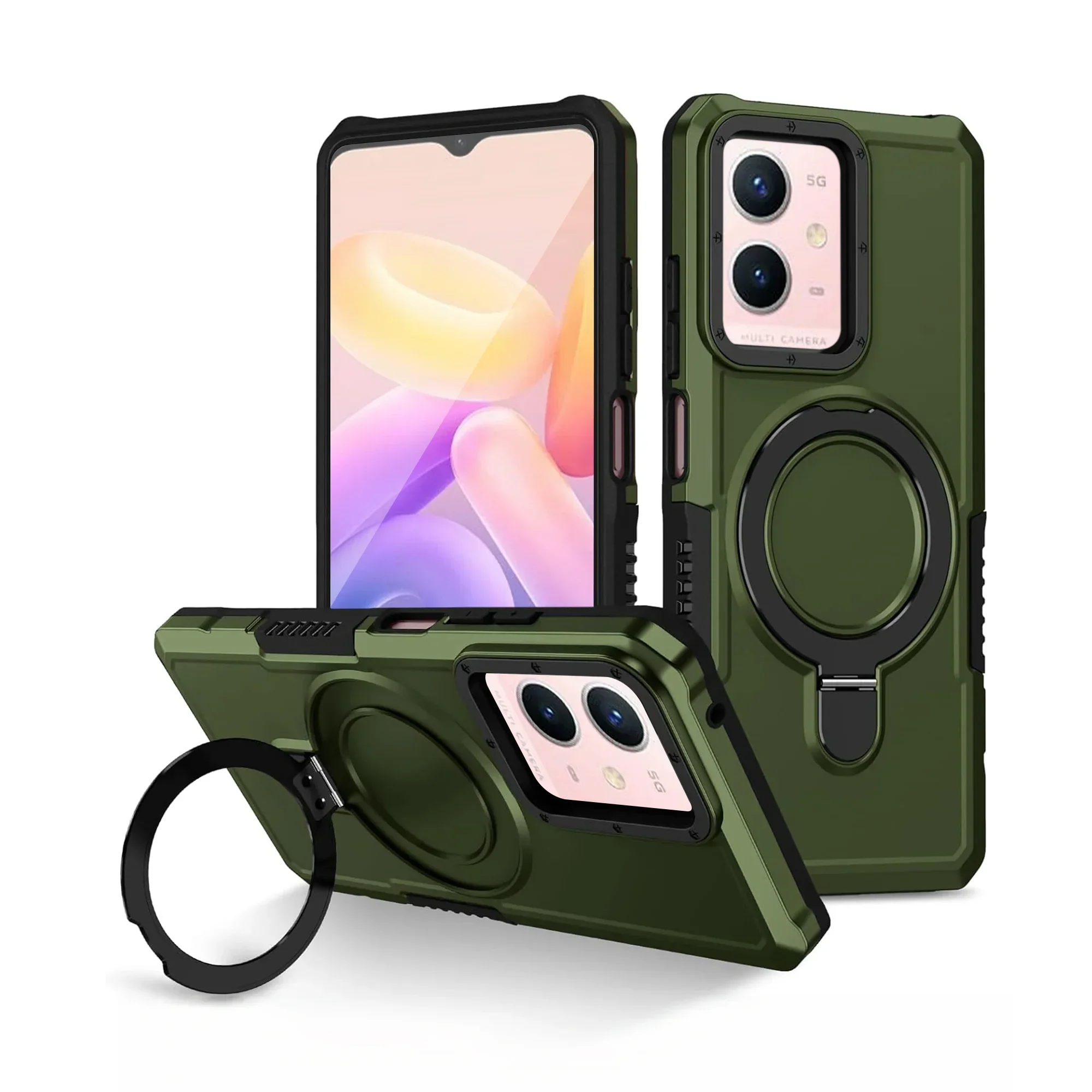 Vaku ® Vivo Y33s 5G Astor Military Grade Armor Protective Back cover - Image 4