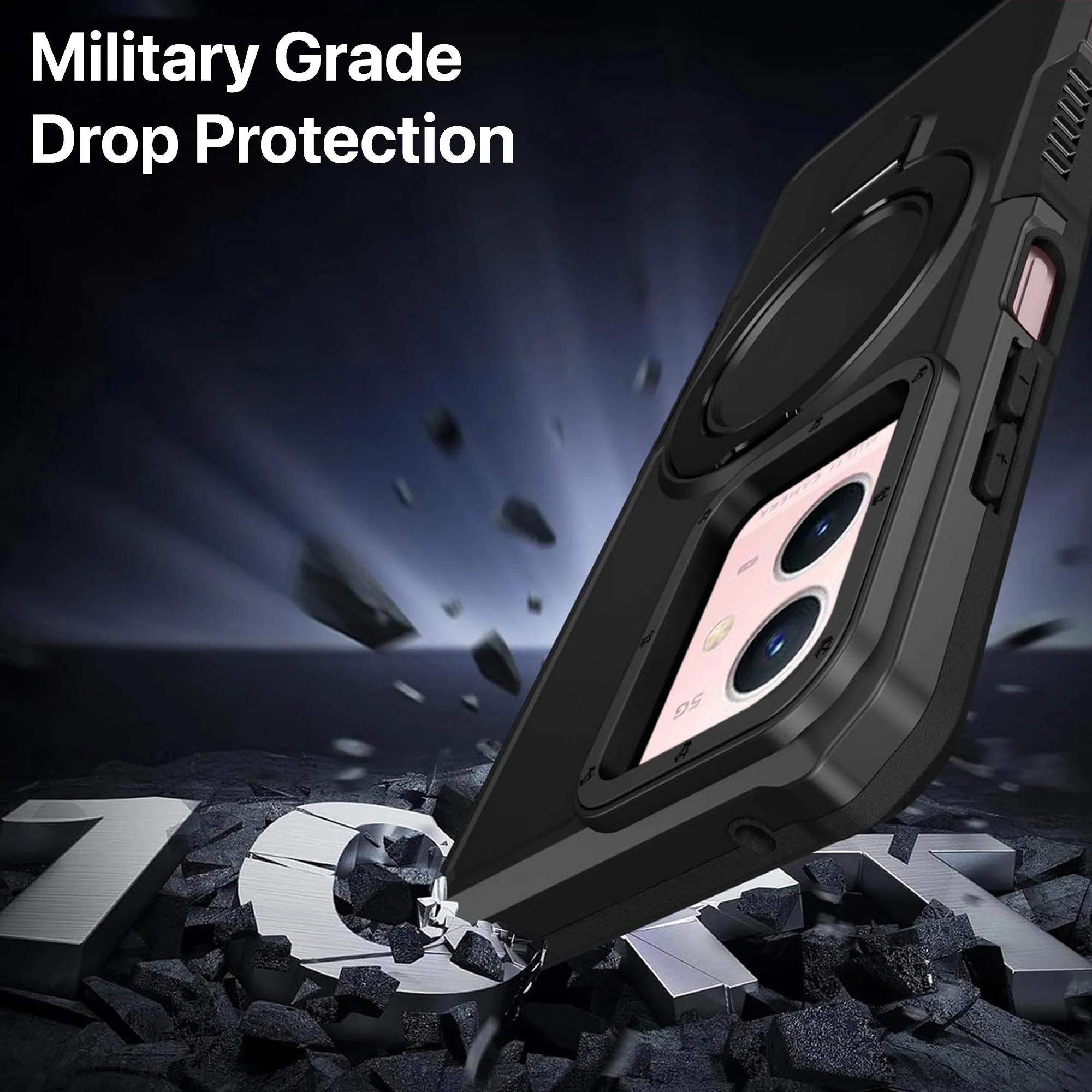 Vaku ® Vivo Y33s 5G Astor Military Grade Armor Protective Back cover - Image 9