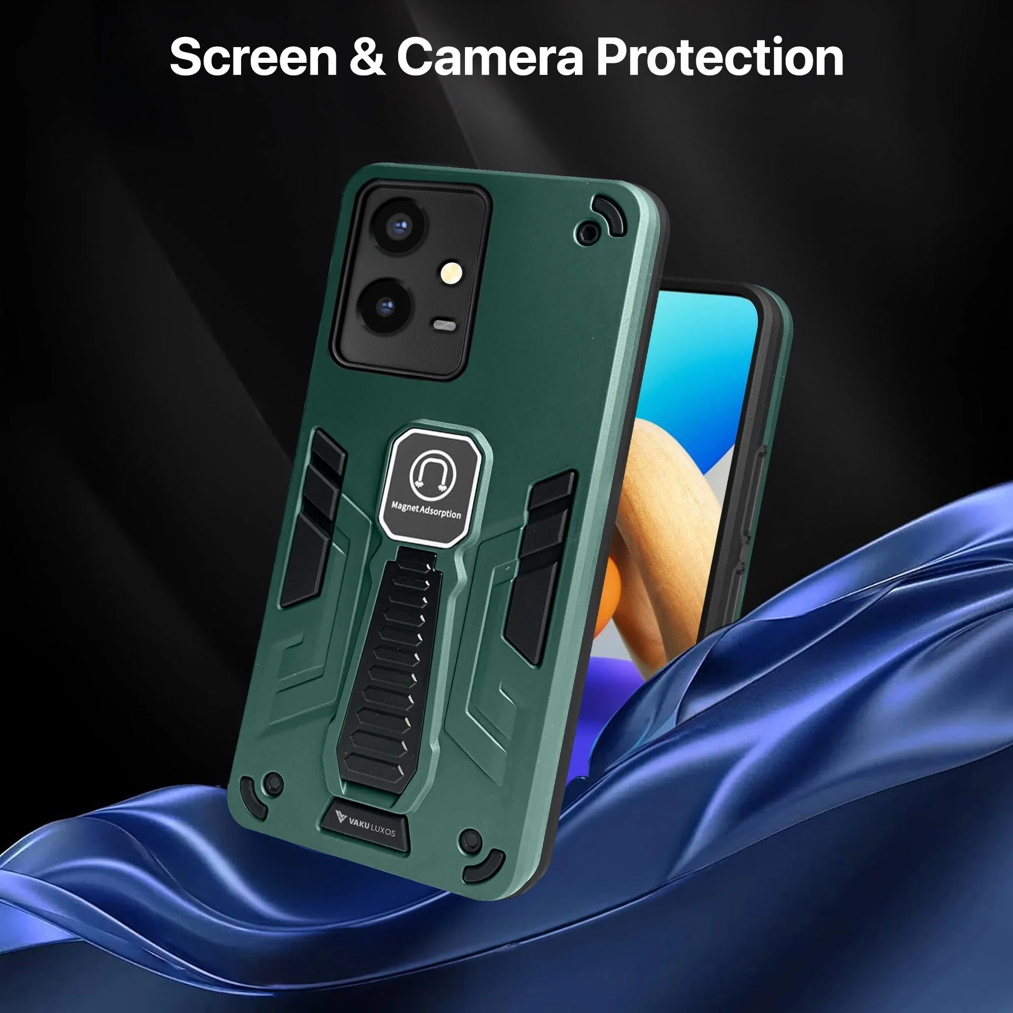 Vaku ® Vivo Y33s 5G Valor Military Grade Shockproof Back Cover - Image 10