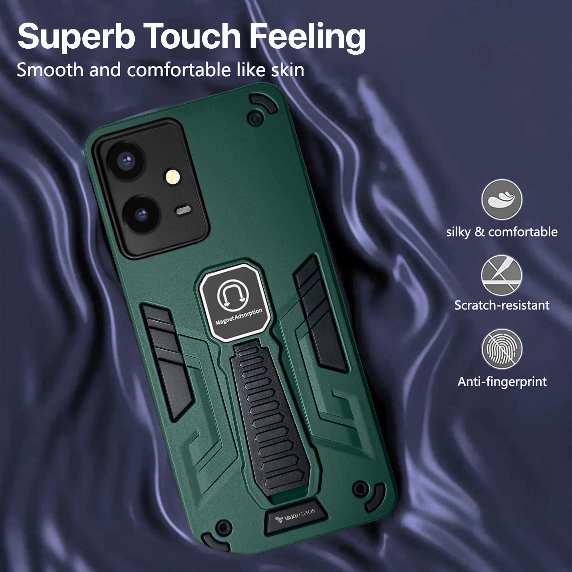 Vaku ® Vivo Y33s 5G Valor Military Grade Shockproof Back Cover - Image 11