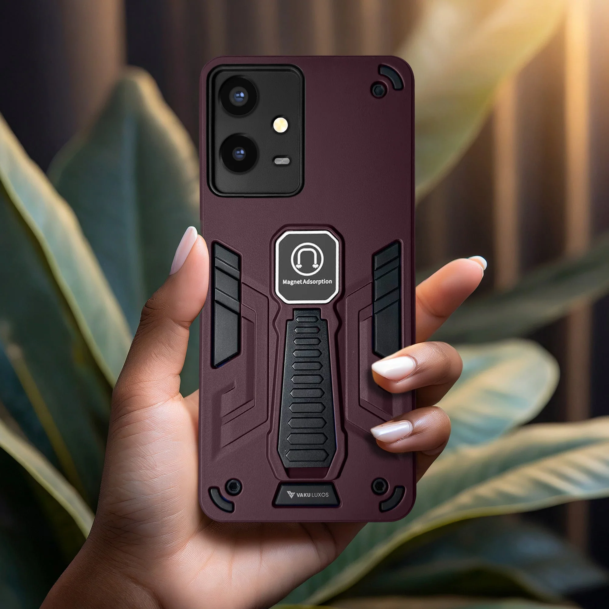 Vaku ® Vivo Y33s 5G Valor Military Grade Shockproof Back Cover - Image 4