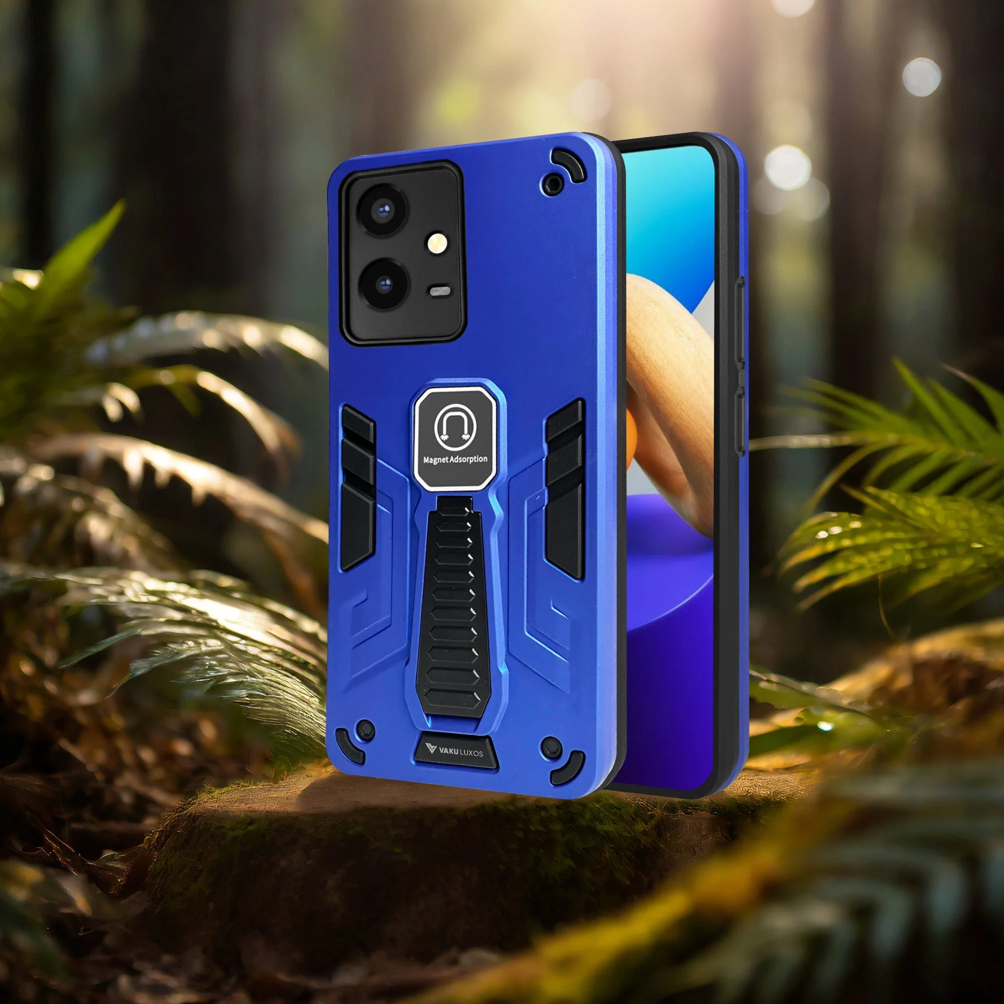 Vaku ® Vivo Y33s 5G Valor Military Grade Shockproof Back Cover - Image 5