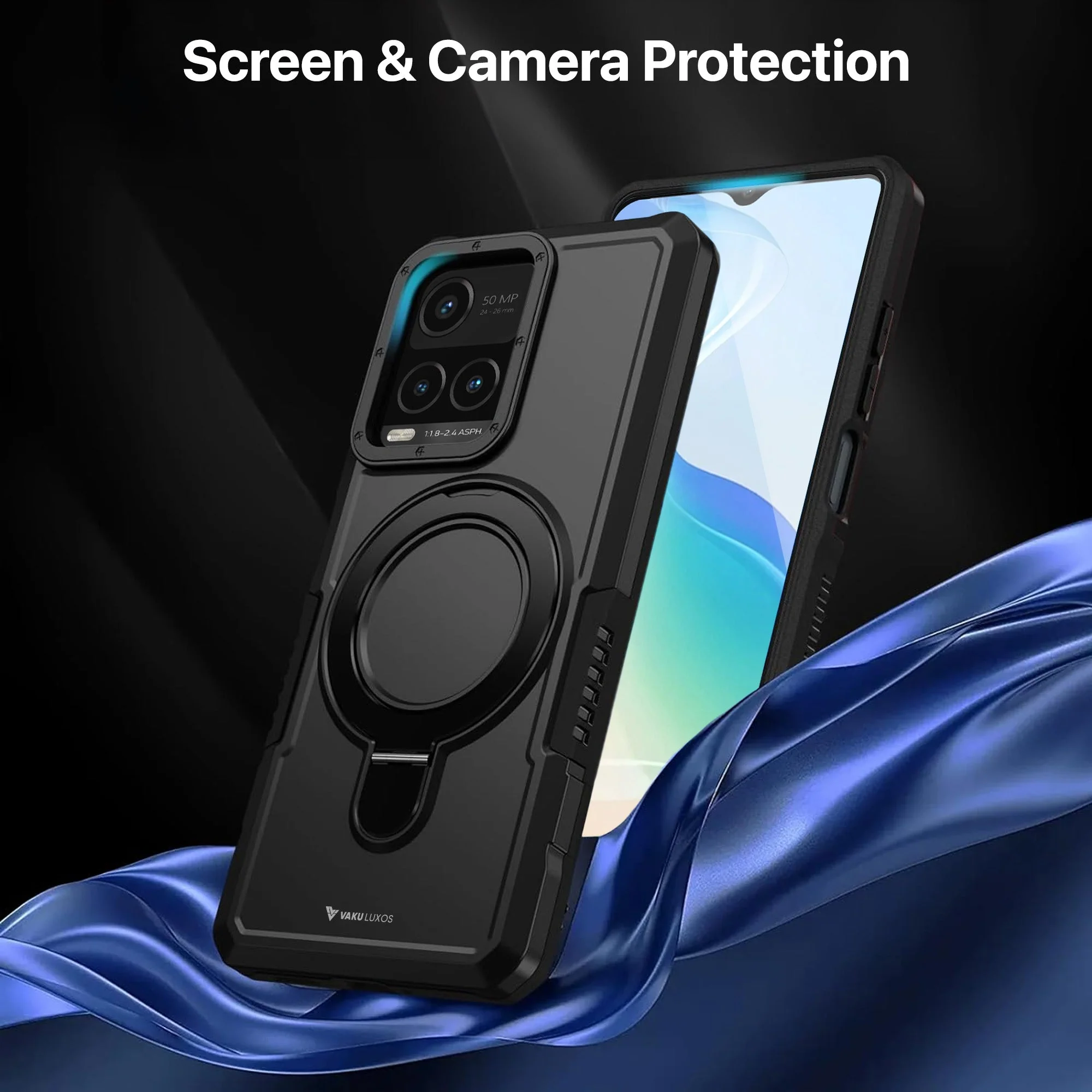 Vaku ® Vivo Y33T Astor Military Grade Armor Protective Back cover - Image 12