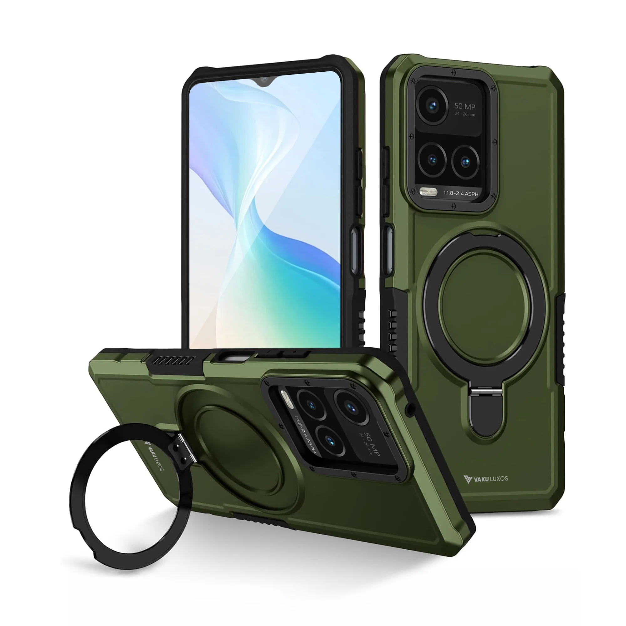 Vaku ® Vivo Y33T Astor Military Grade Armor Protective Back cover - Image 21
