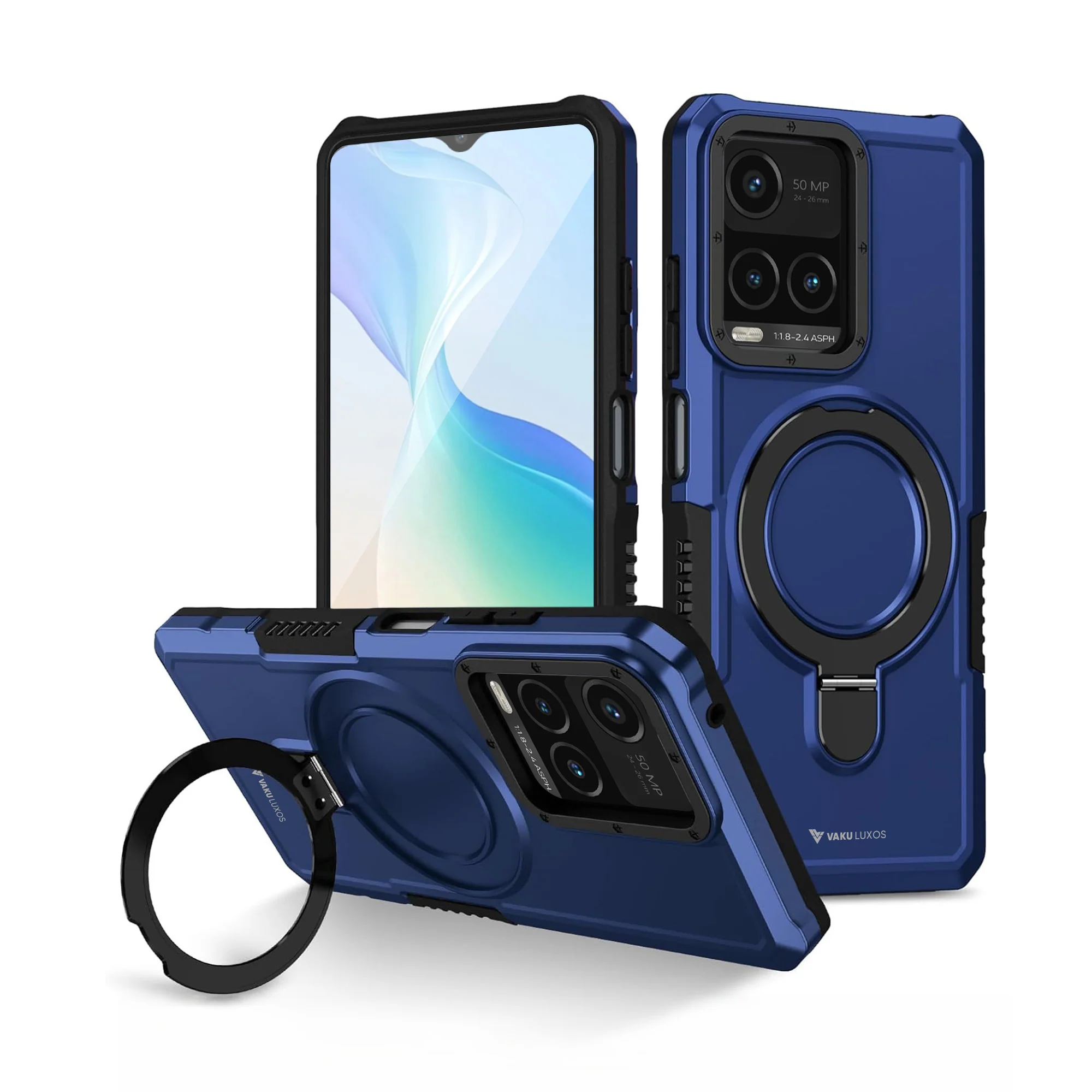 Vaku ® Vivo Y33T Astor Military Grade Armor Protective Back cover - Image 22