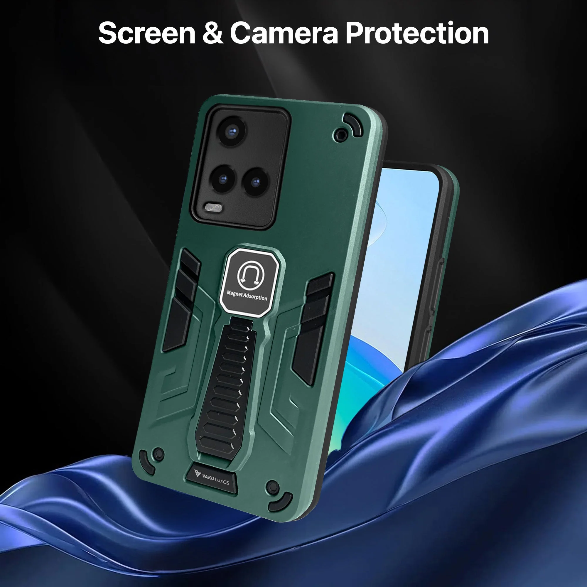 Vaku ® Vivo Y33T Valor Military Grade Shockproof Back Cover - Image 11