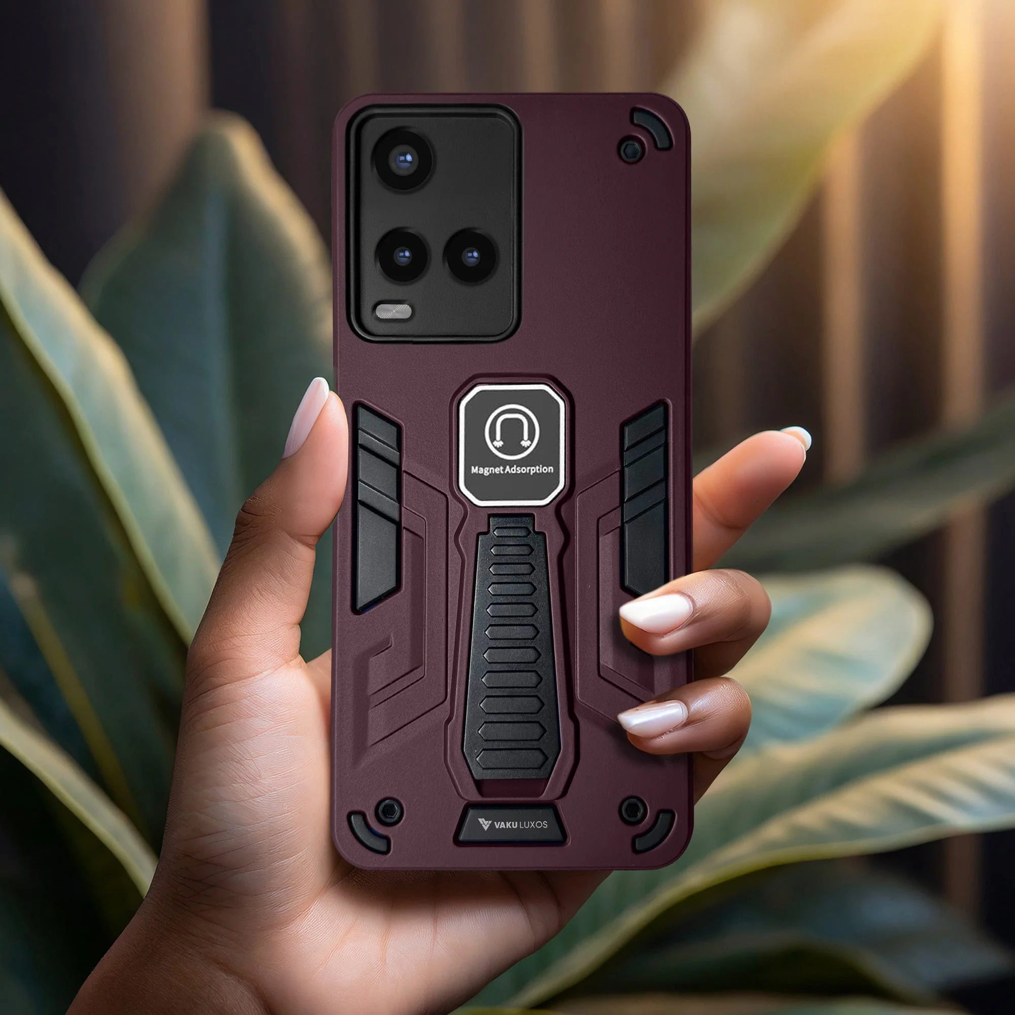 Vaku ® Vivo Y33T Valor Military Grade Shockproof Back Cover - Image 2