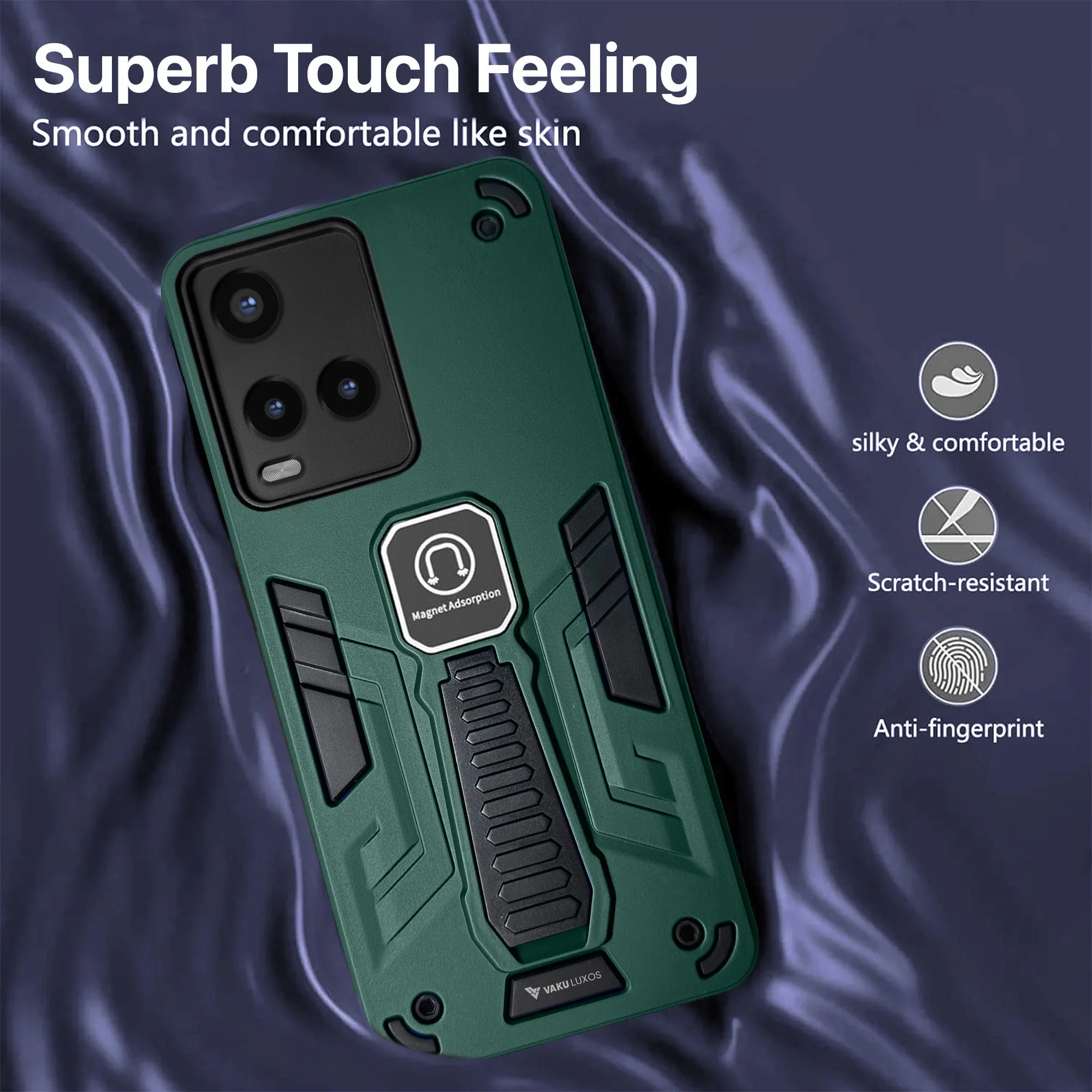 Vaku ® Vivo Y33T Valor Military Grade Shockproof Back Cover - Image 8