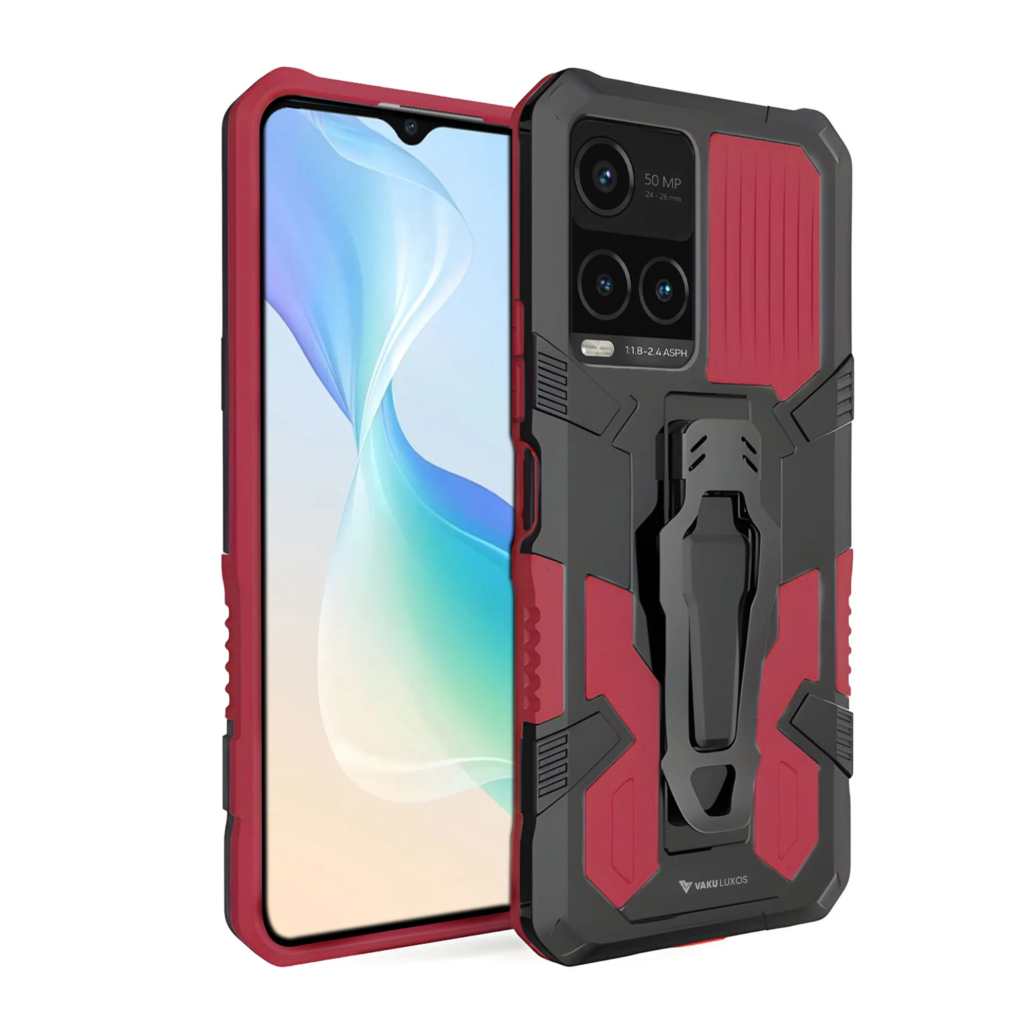 Vaku ® Vivo Y33T Vanguard Military Grade Back Cover - Image 14
