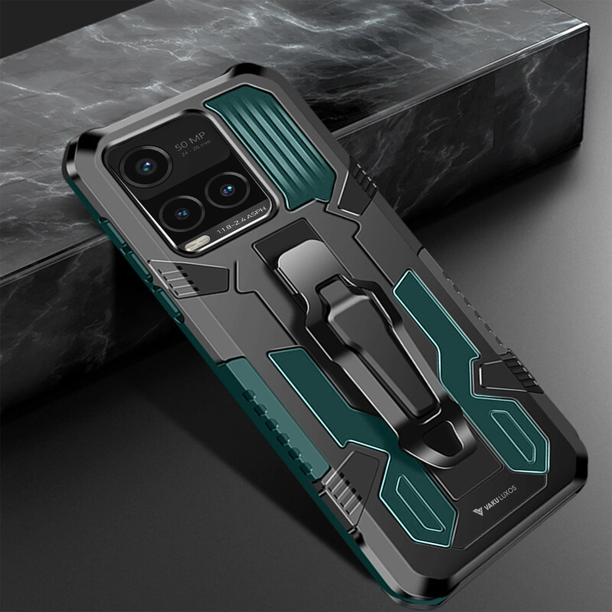 Vaku ® Vivo Y33T Vanguard Military Grade Back Cover - Image 2
