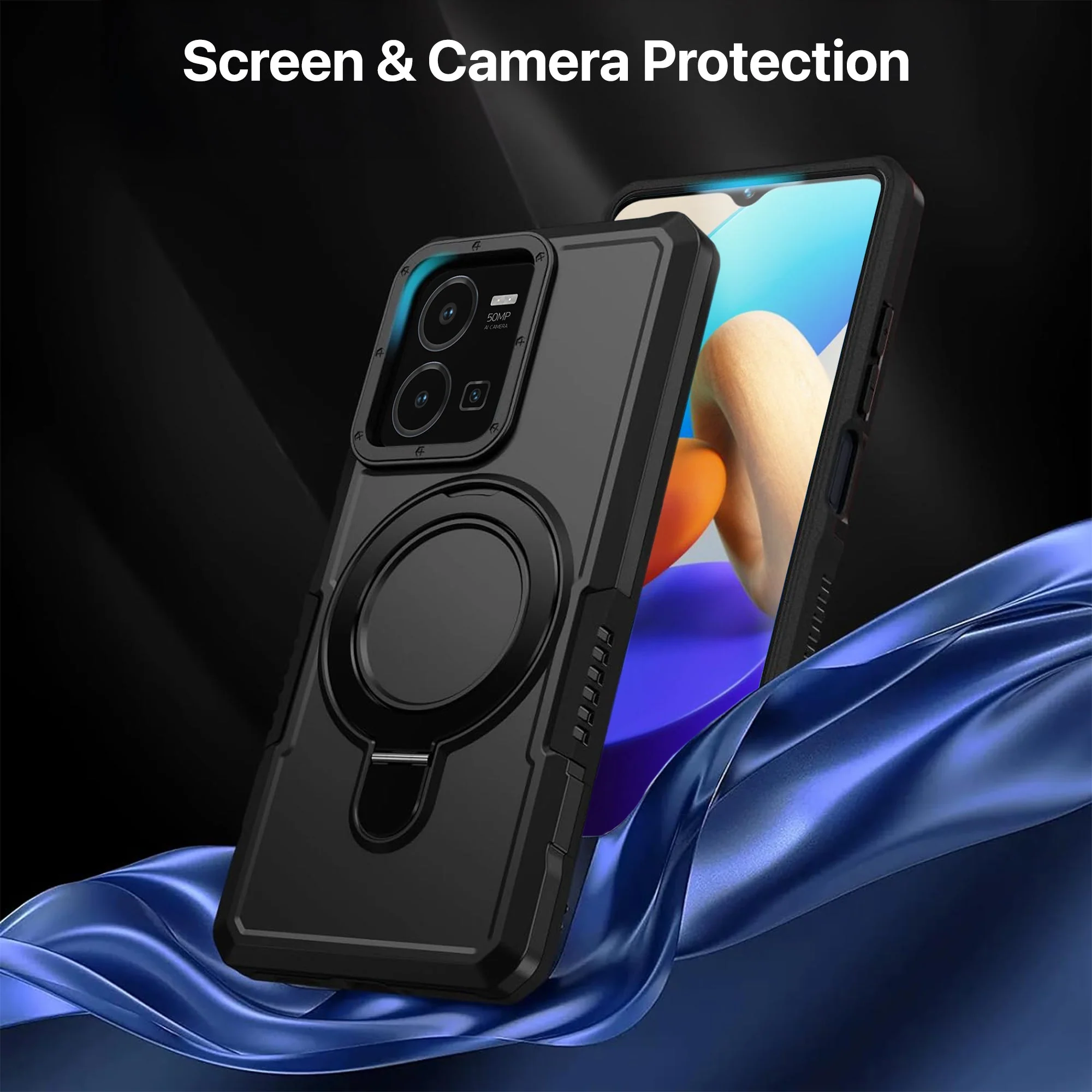 Vaku ® Vivo Y35 4G Astor Military Grade Armor Protective Back cover - Image 10