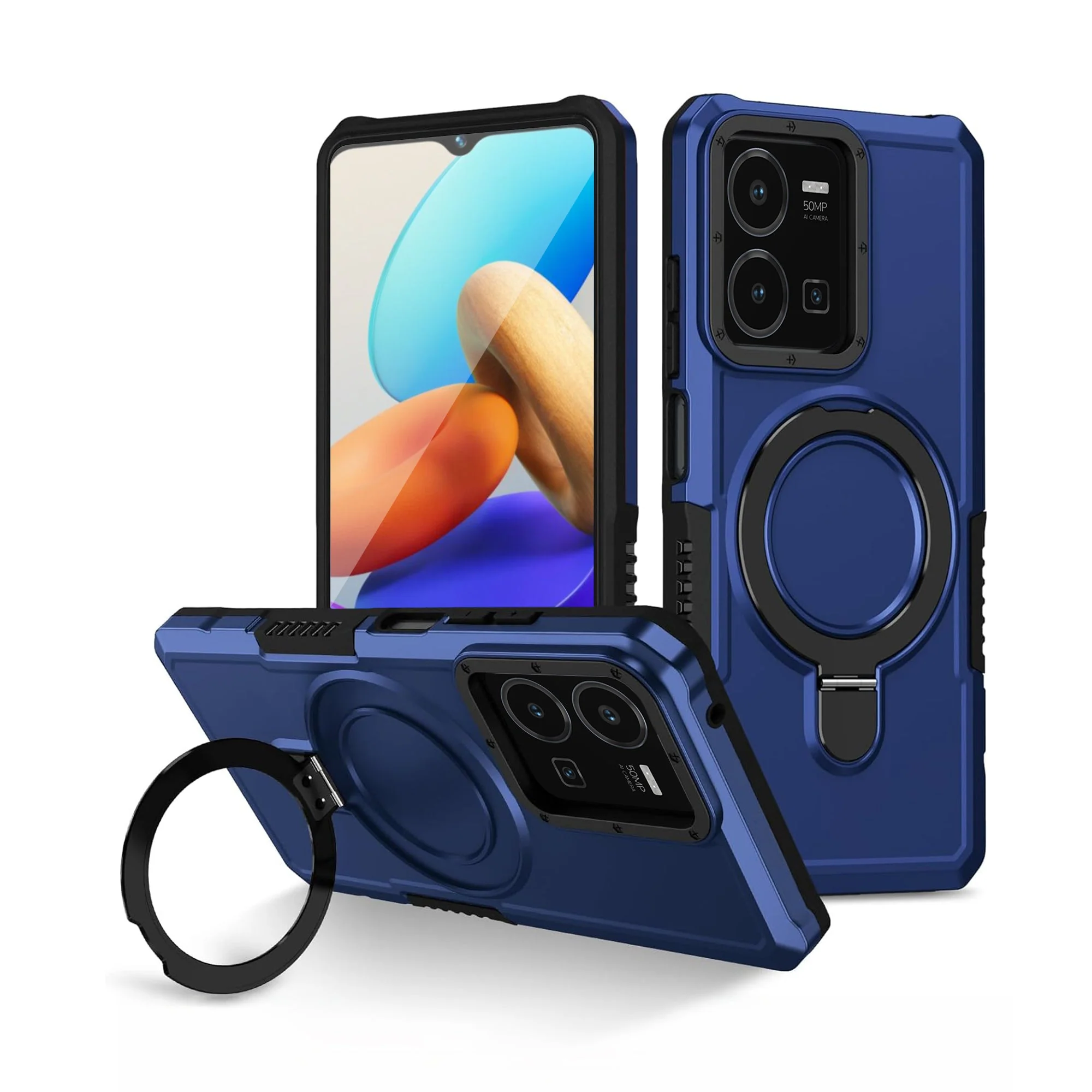Vaku ® Vivo Y35 4G Astor Military Grade Armor Protective Back cover - Image 12