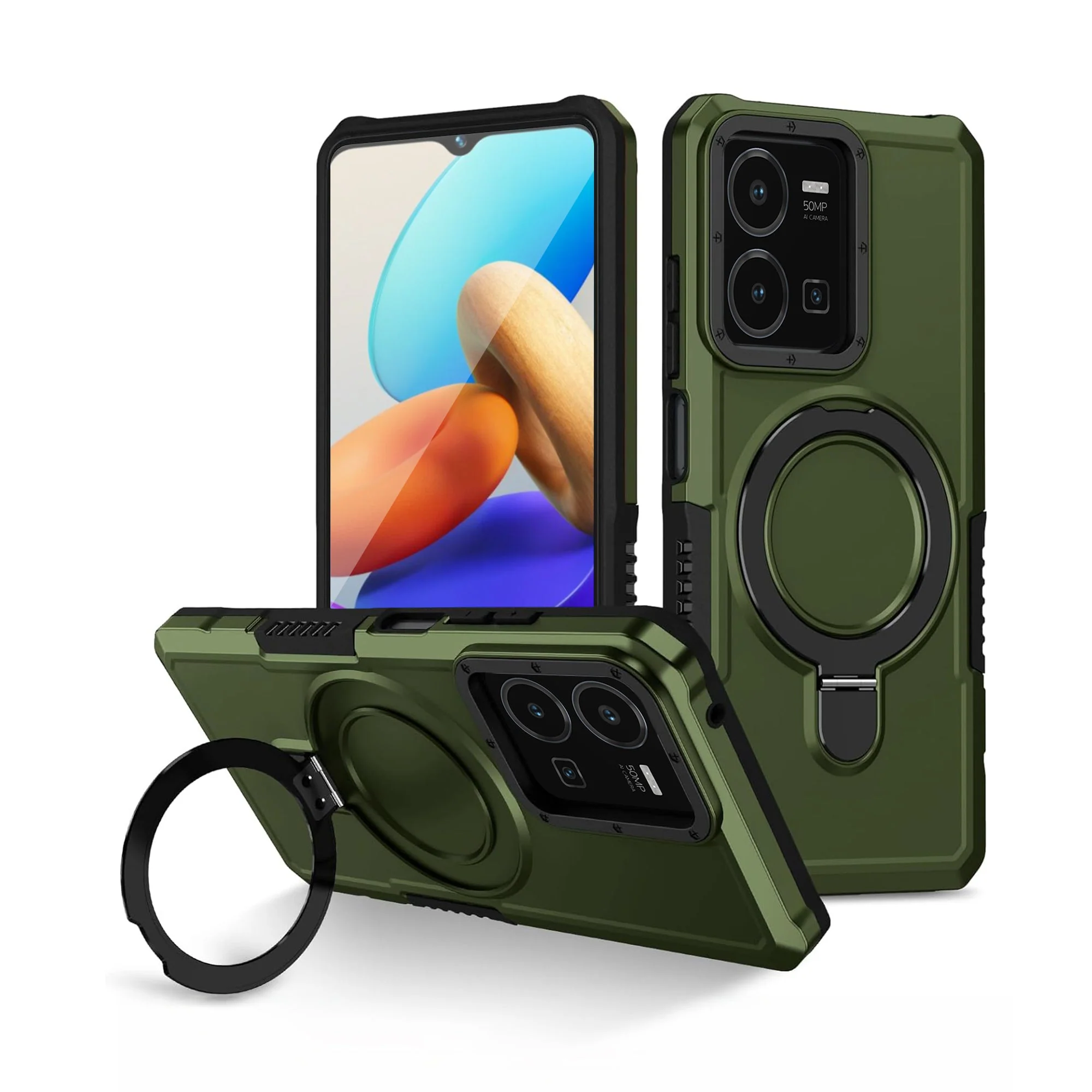 Vaku ® Vivo Y35 4G Astor Military Grade Armor Protective Back cover - Image 13